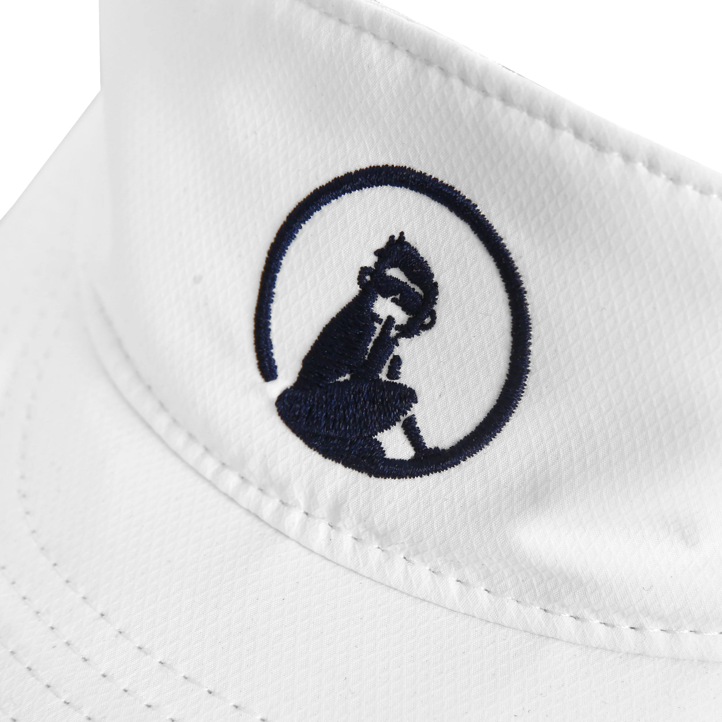 Court Performance Visor Damen-weiß,dunkelblau - Image 3