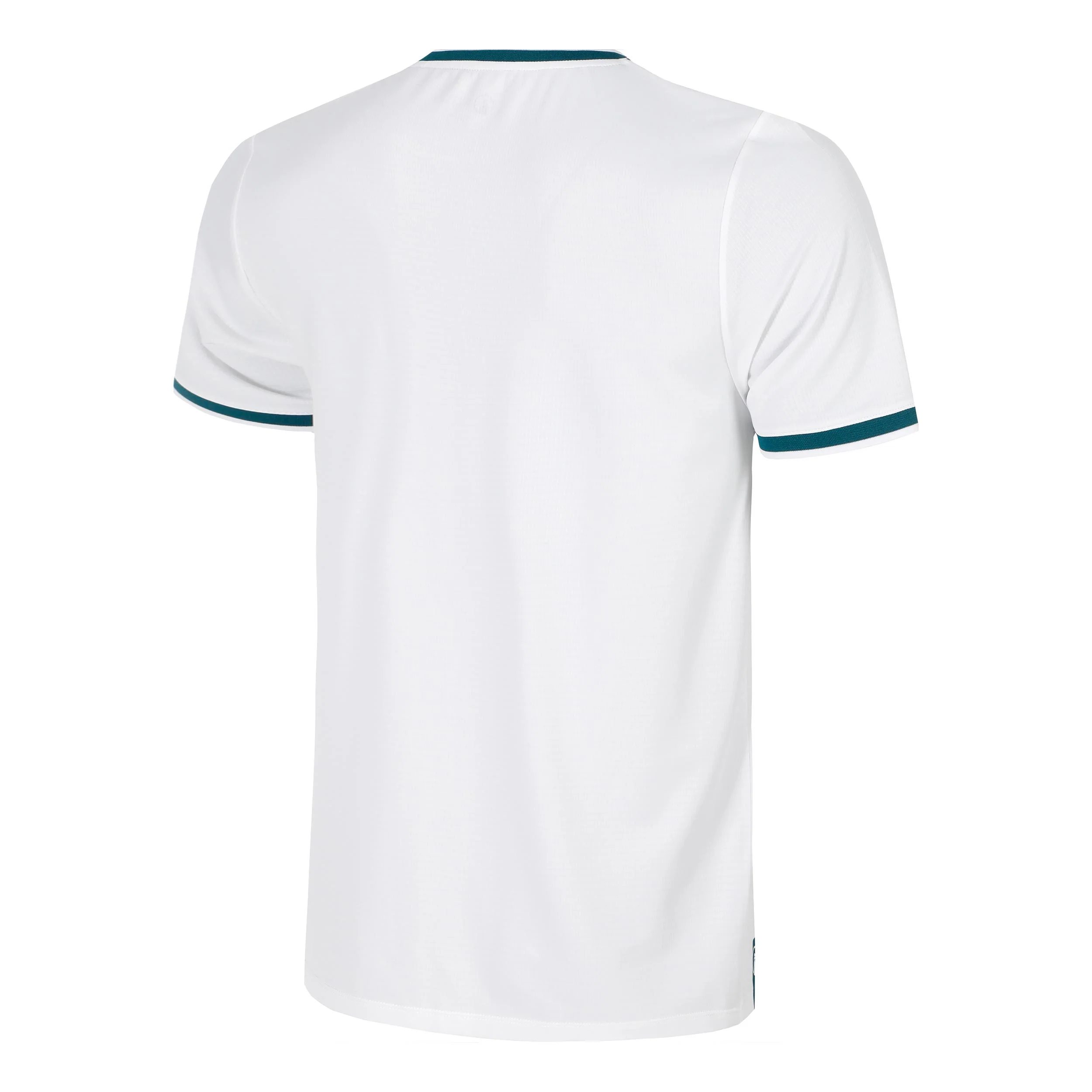 Create Break Ringer T-Shirt Herren-Weiß,Petrol - Image 2