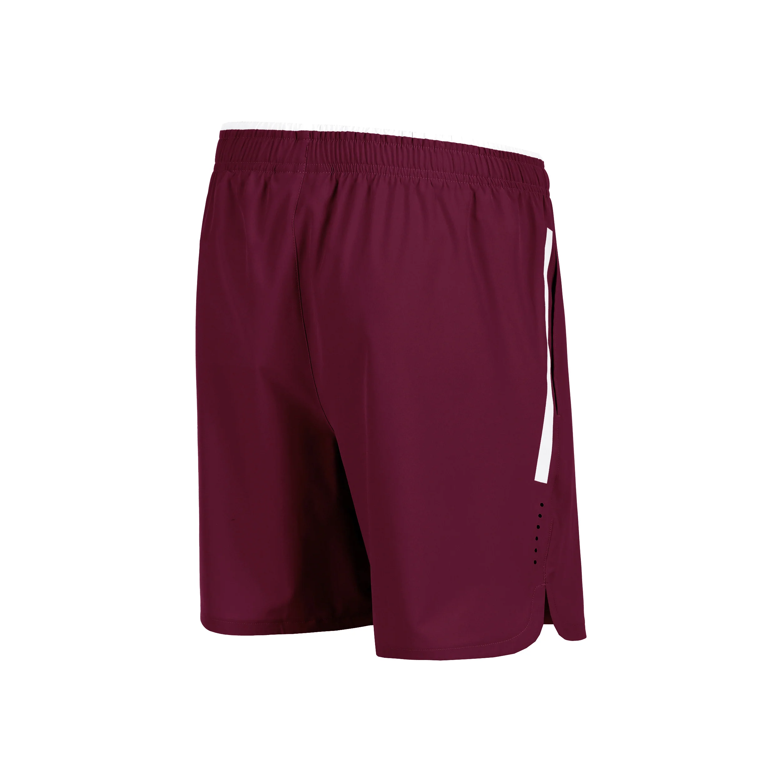 Create Drop 7in Shorts Herren-Weinrot,Weiß - Image 2