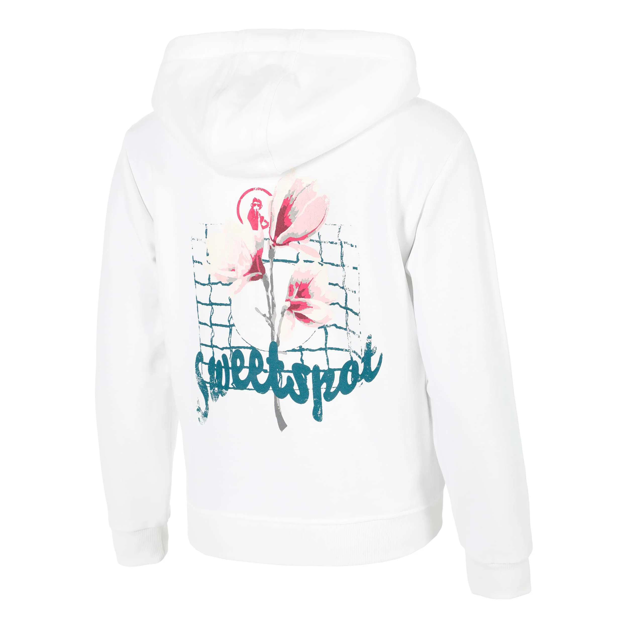 Create Flower Zip Sweatjacke Damen-Weiß,Mehrfarbig - Image 3