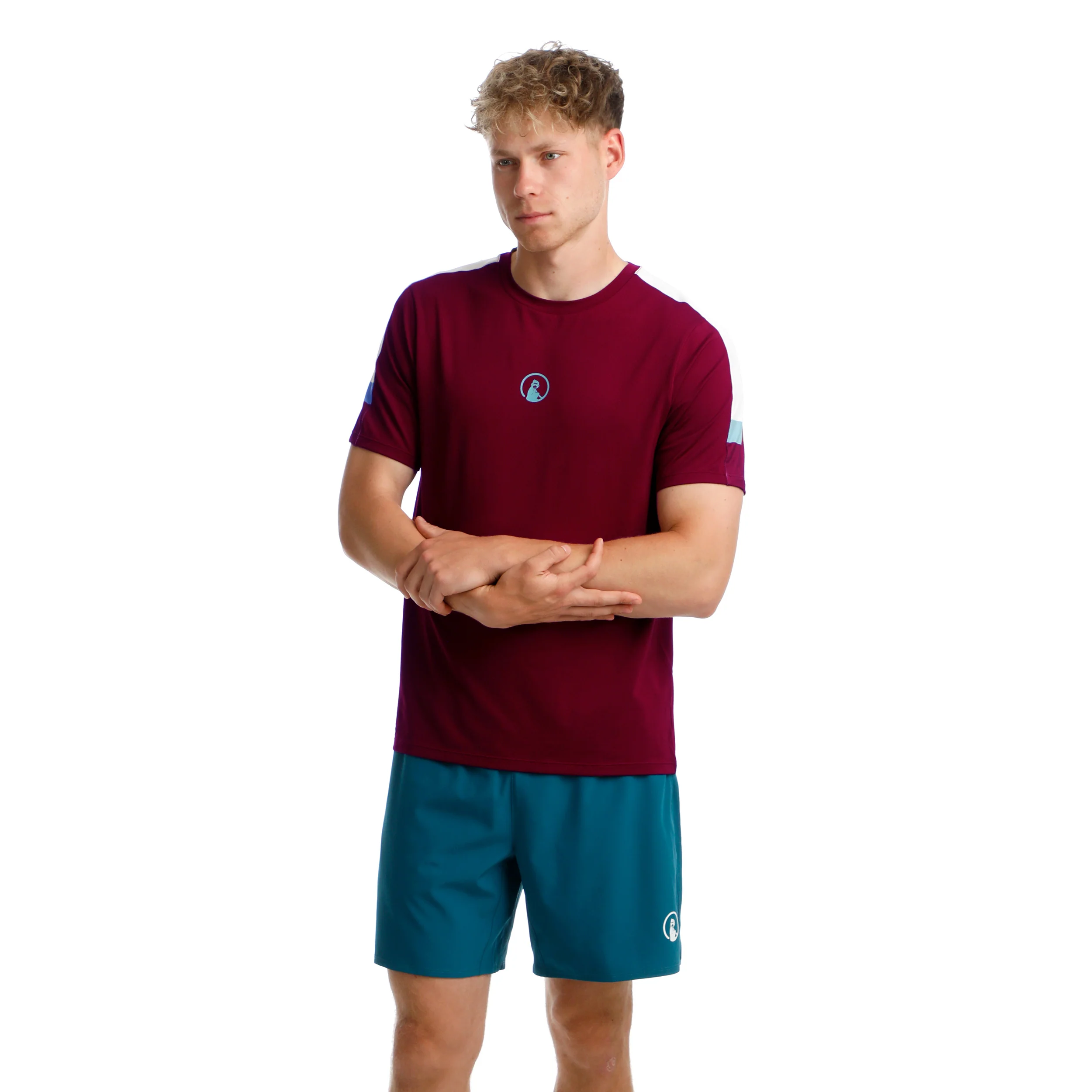 Create Receiver Hori T-Shirt Herren-Weinrot,Mehrfarbig - Image 6