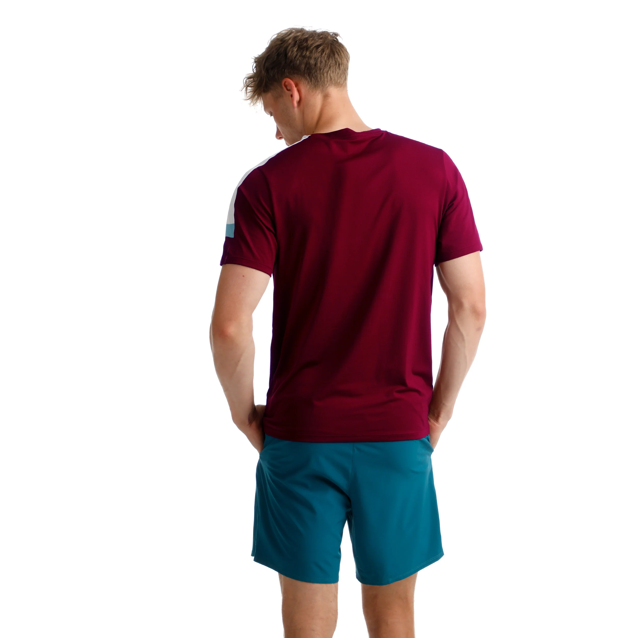 Create Receiver Hori T-Shirt Herren-Weinrot,Mehrfarbig - Image 7