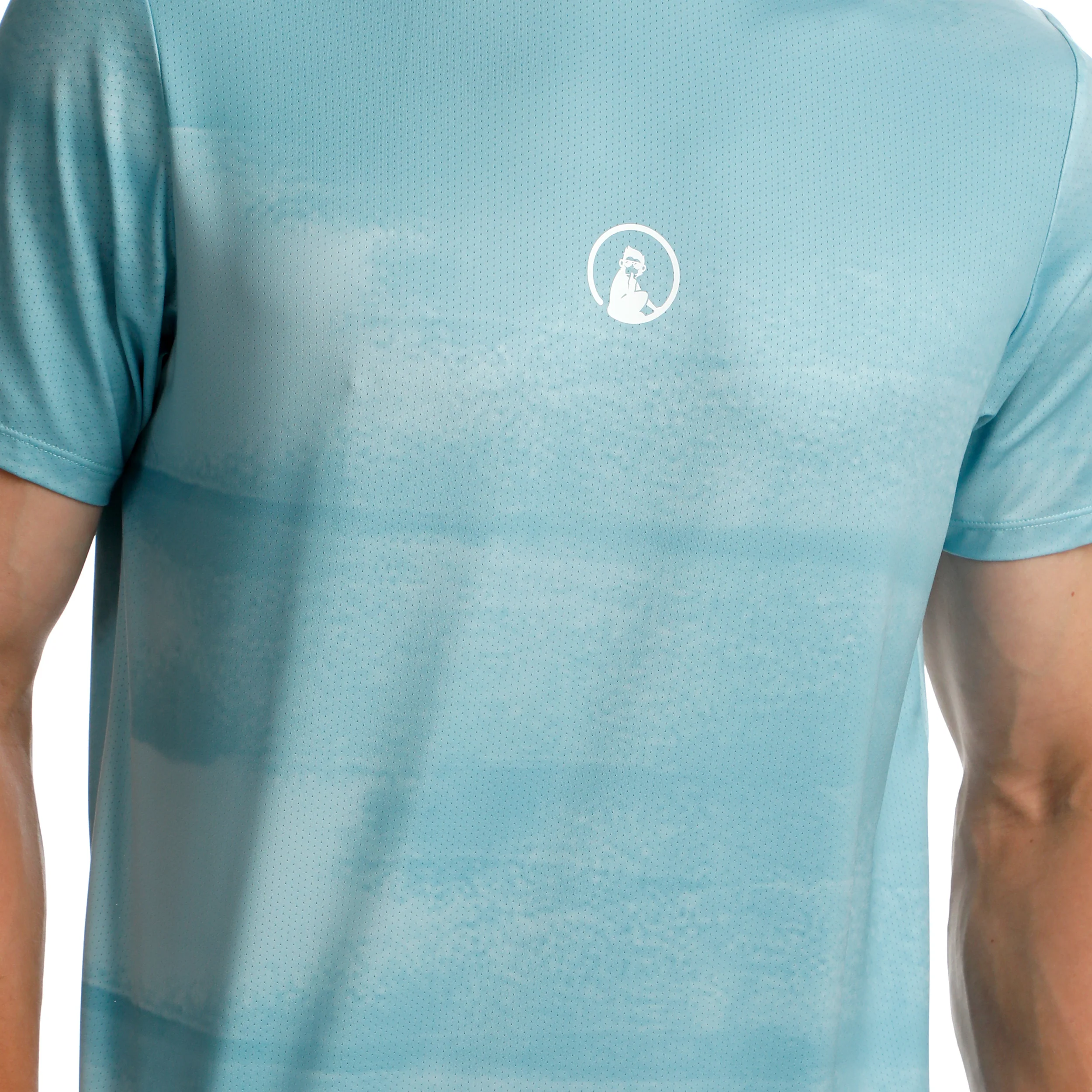 Create Receiver Wipe T-Shirt Herren-Hellblau,Weiß - Image 7