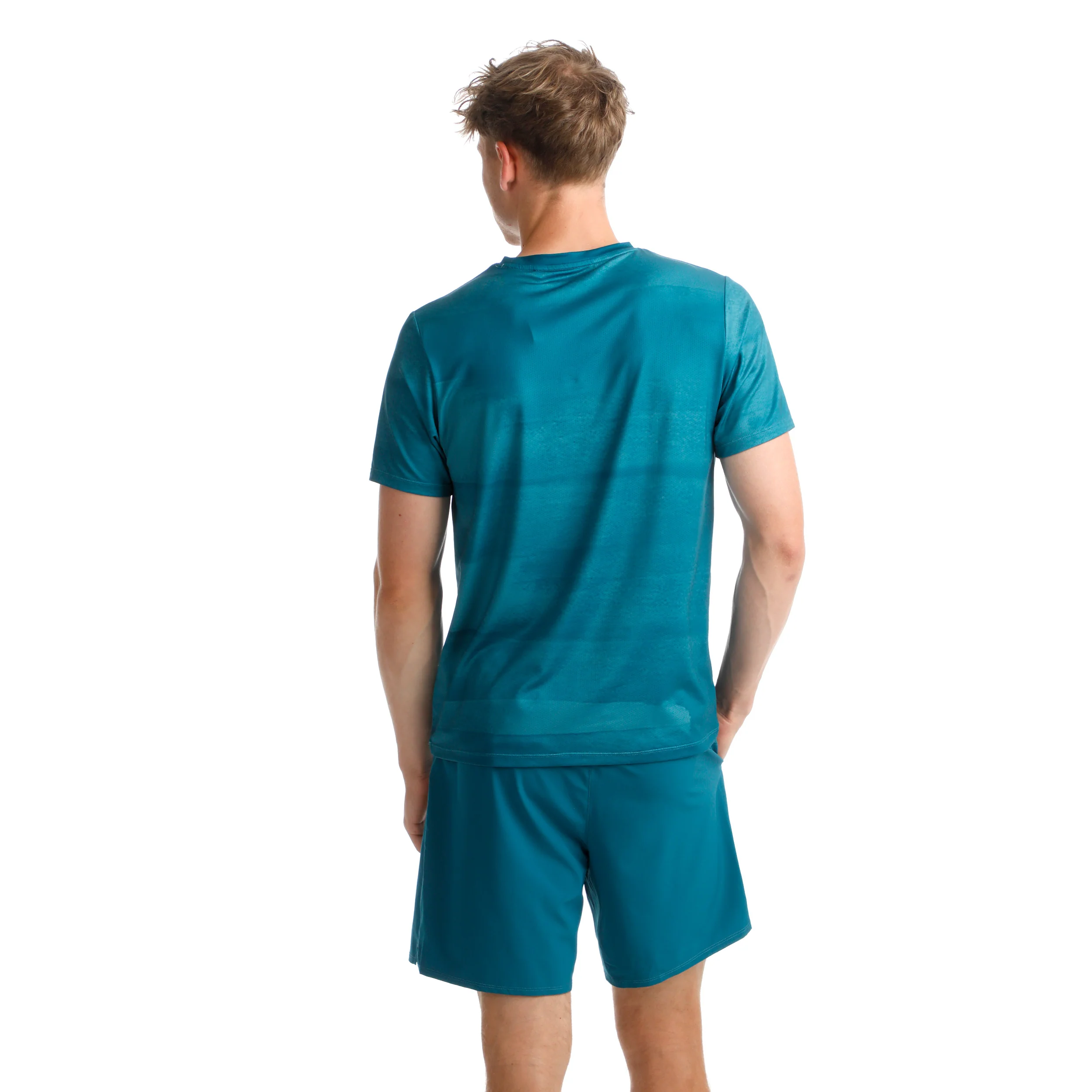 Create Receiver Wipe T-Shirt Herren-Petrol,Weiß - Image 6