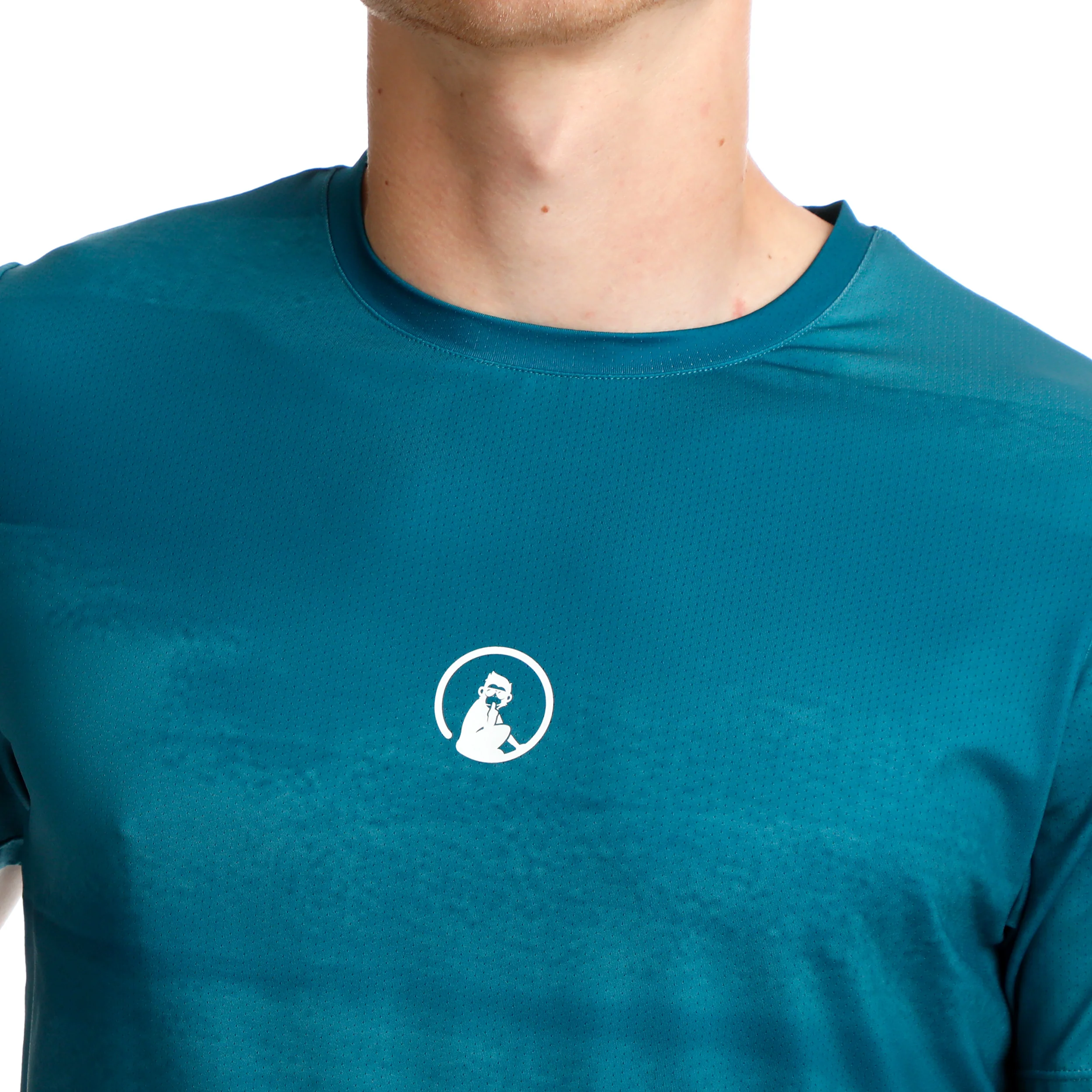 Create Receiver Wipe T-Shirt Herren-Petrol,Weiß - Image 7