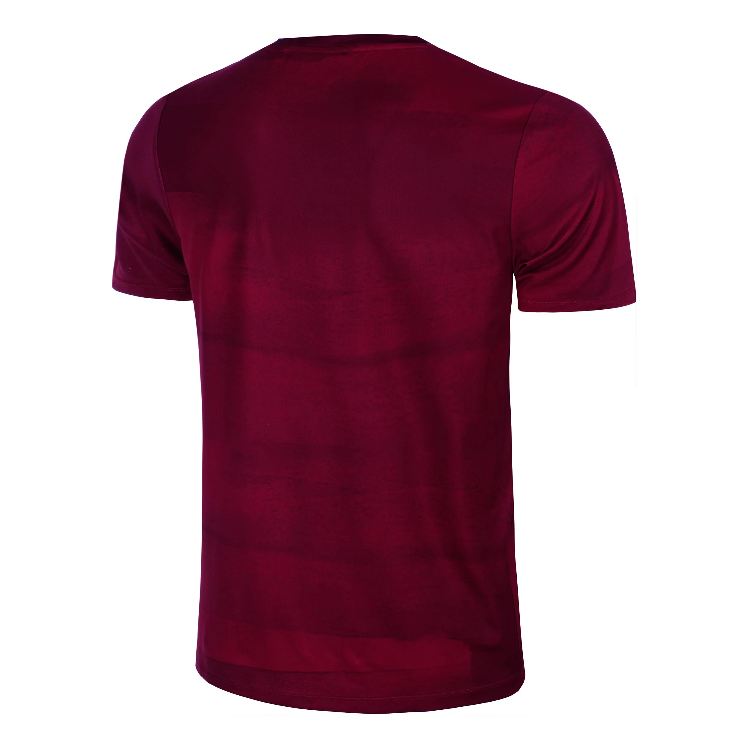 Create Receiver Wipe T-Shirt Herren-Weinrot,Weiß - Image 2