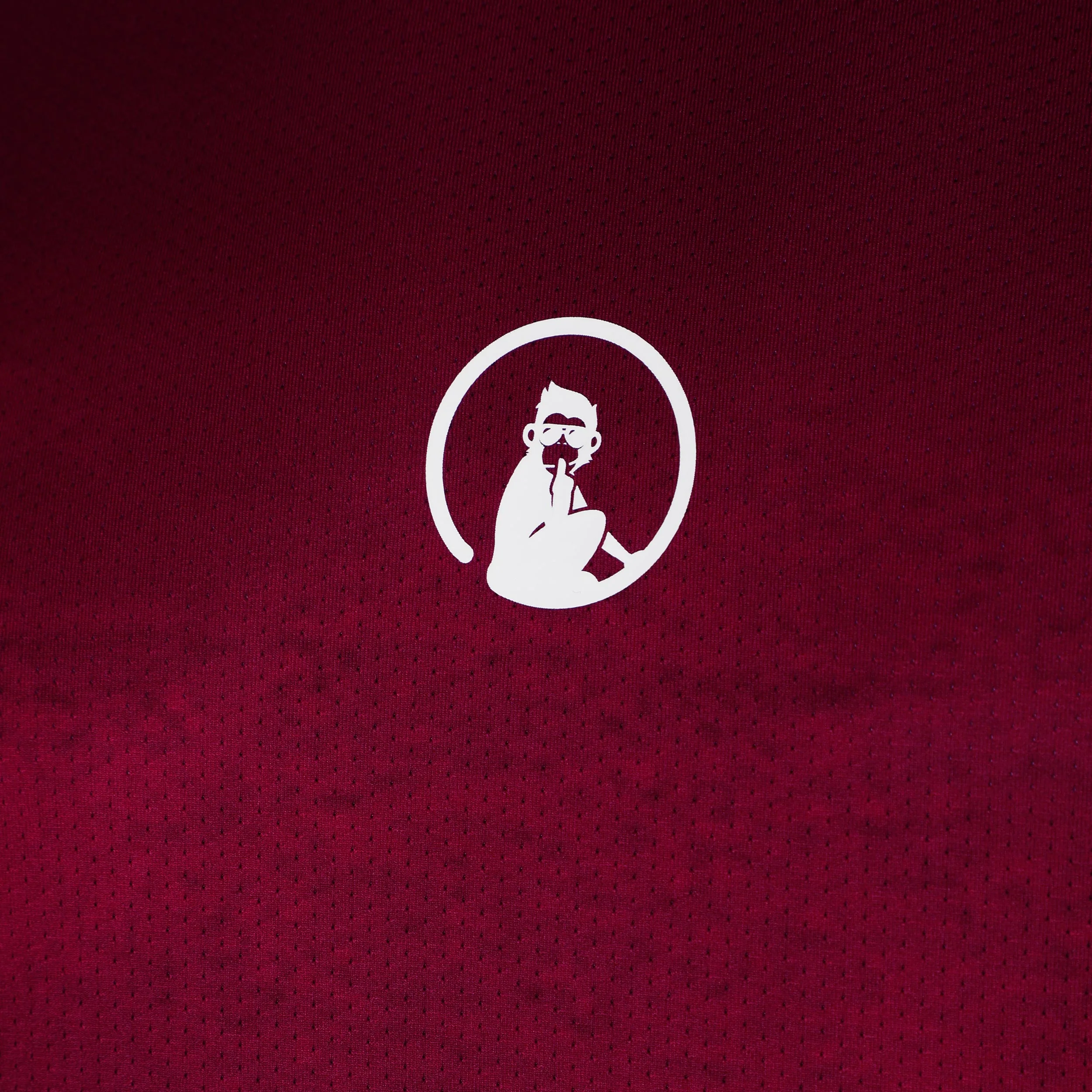 Create Receiver Wipe T-Shirt Herren-Weinrot,Weiß - Image 3