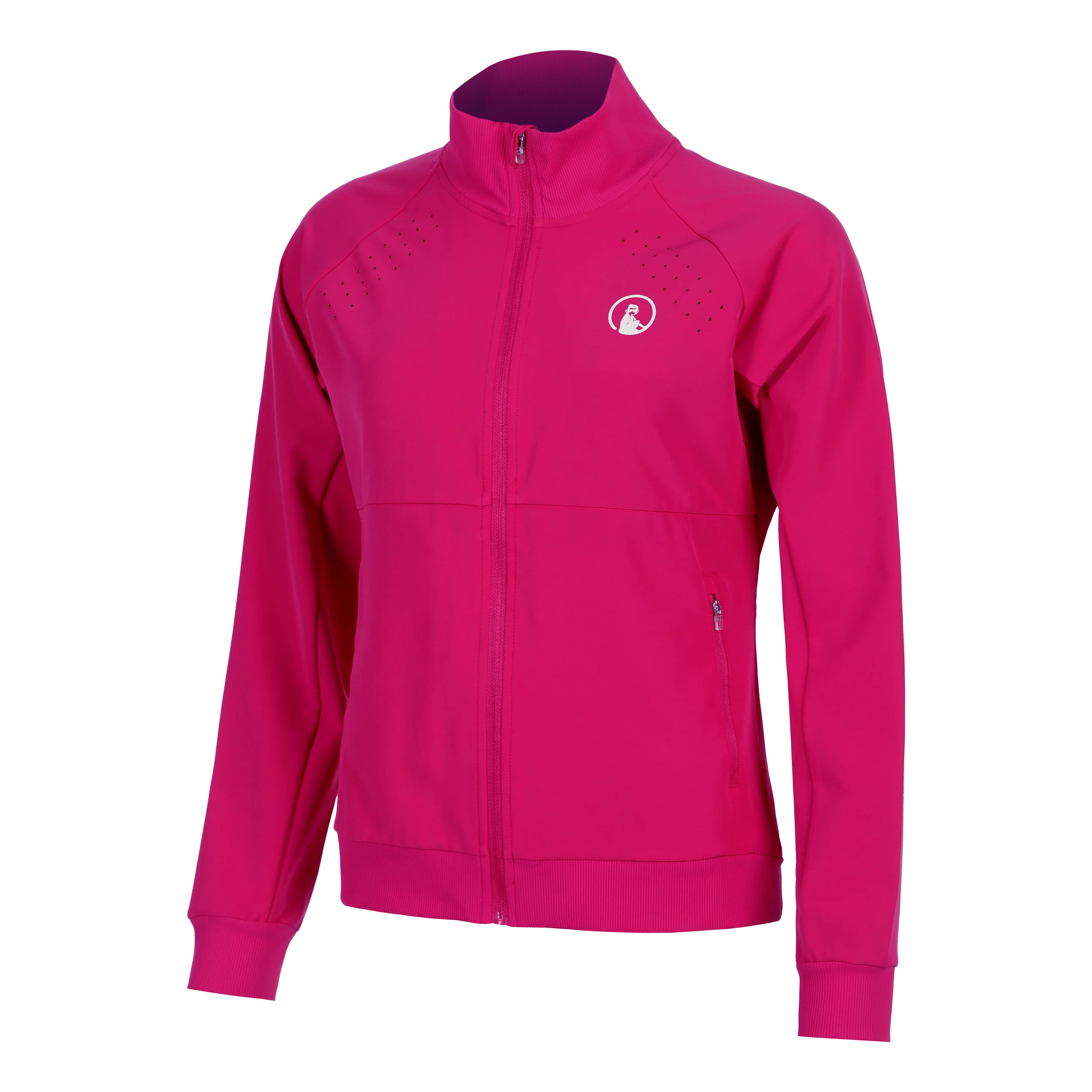 Create Return Trainingsjacke Damen-Pink,Weiß