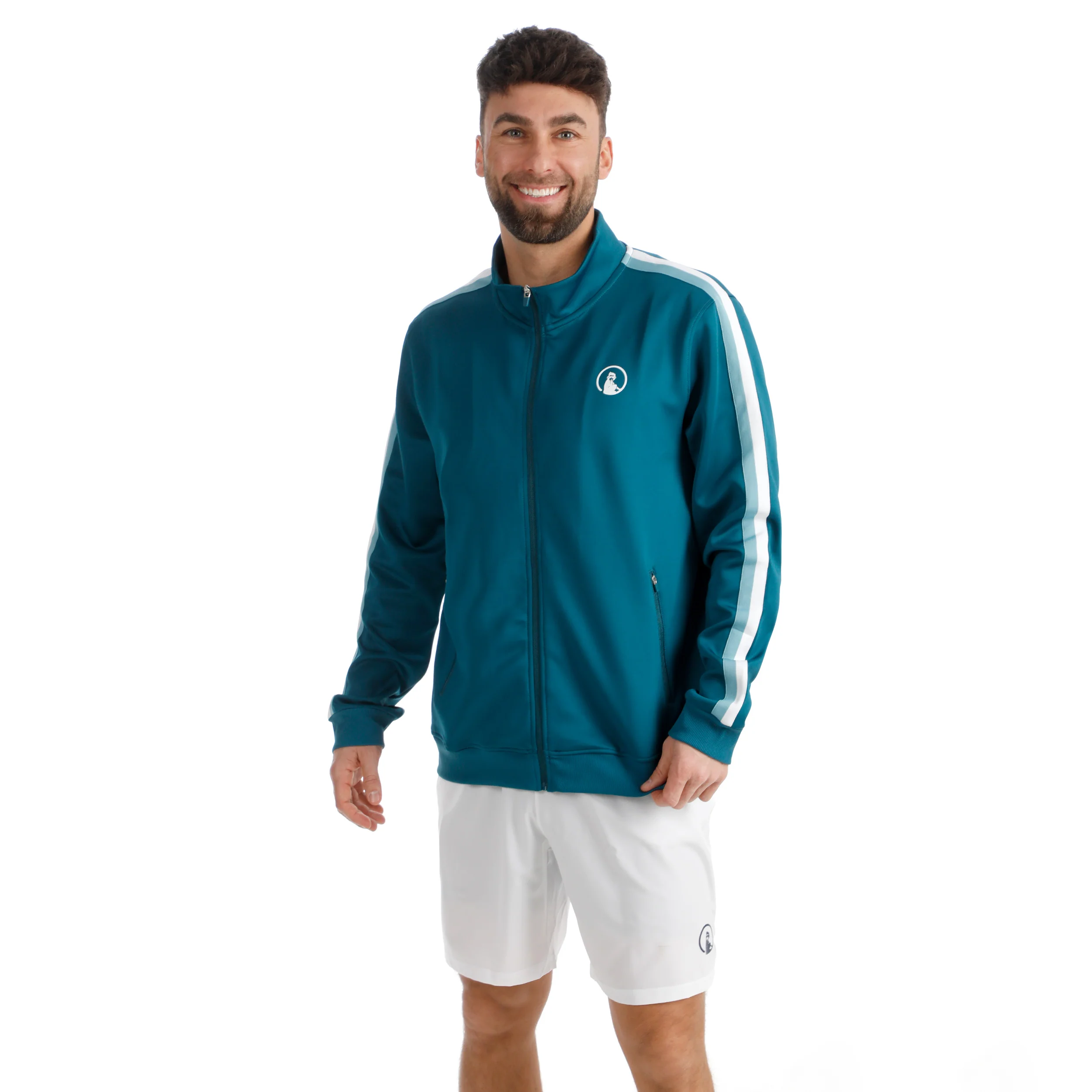 Create Stripes Trainingsjacke Herren-Petrol,Mehrfarbig - Image 6