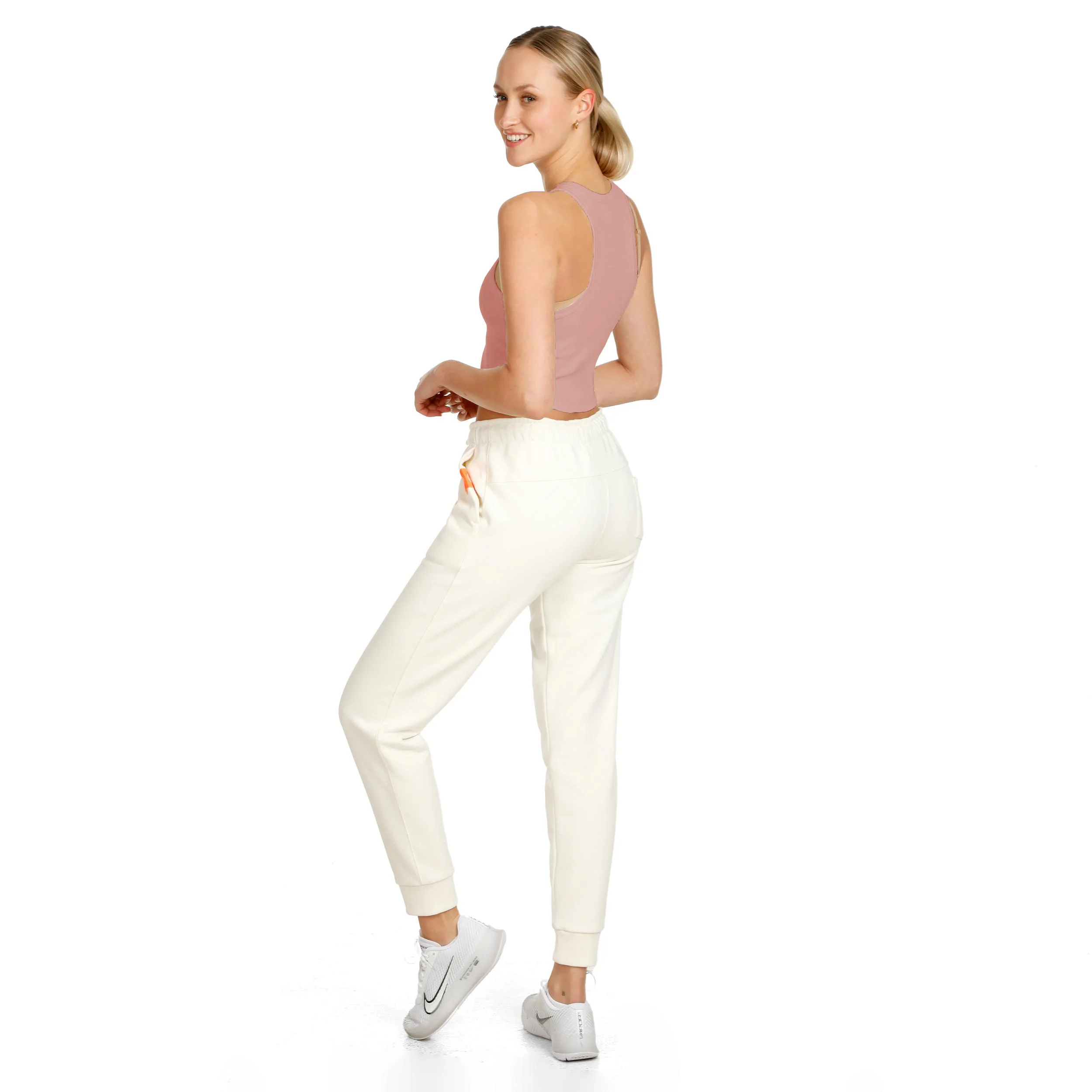 Crossroad Ribbed Tank-Top Damen-Altrosa,Rot - Image 4