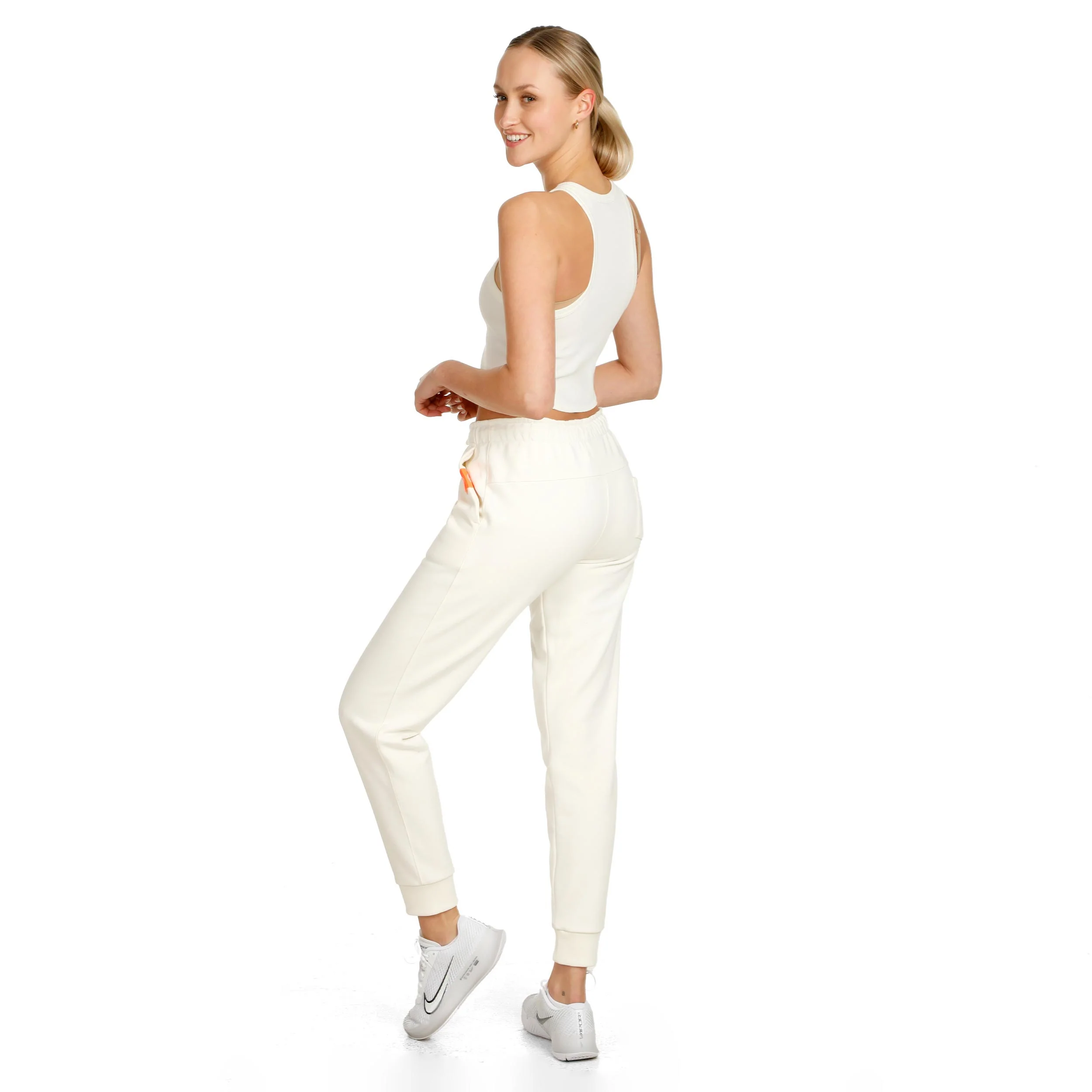 Crossroad Ribbed Tank-Top Damen-Weiß - Image 4