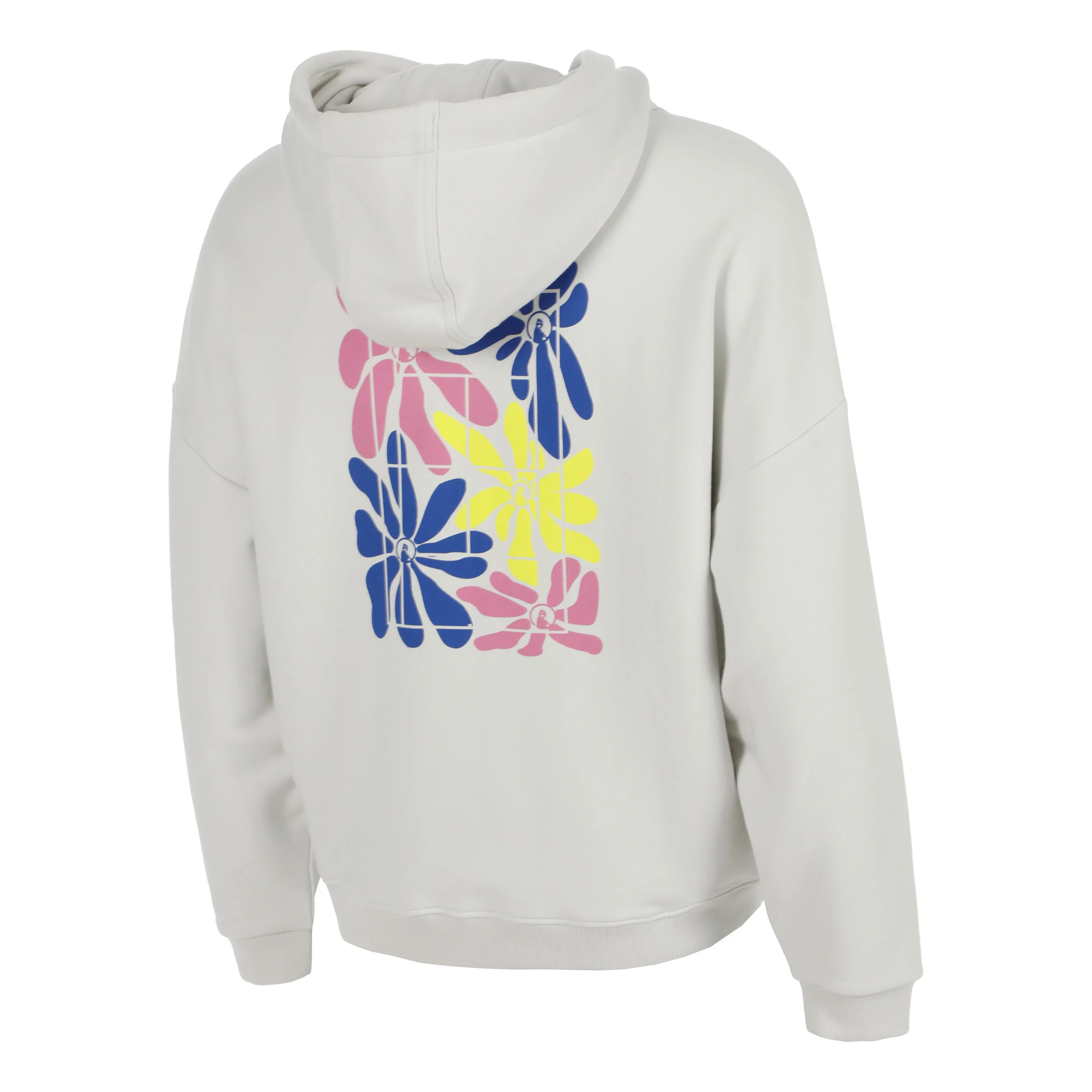Crush Court Sweatjacke Damen-hellgrau, pink - Image 3