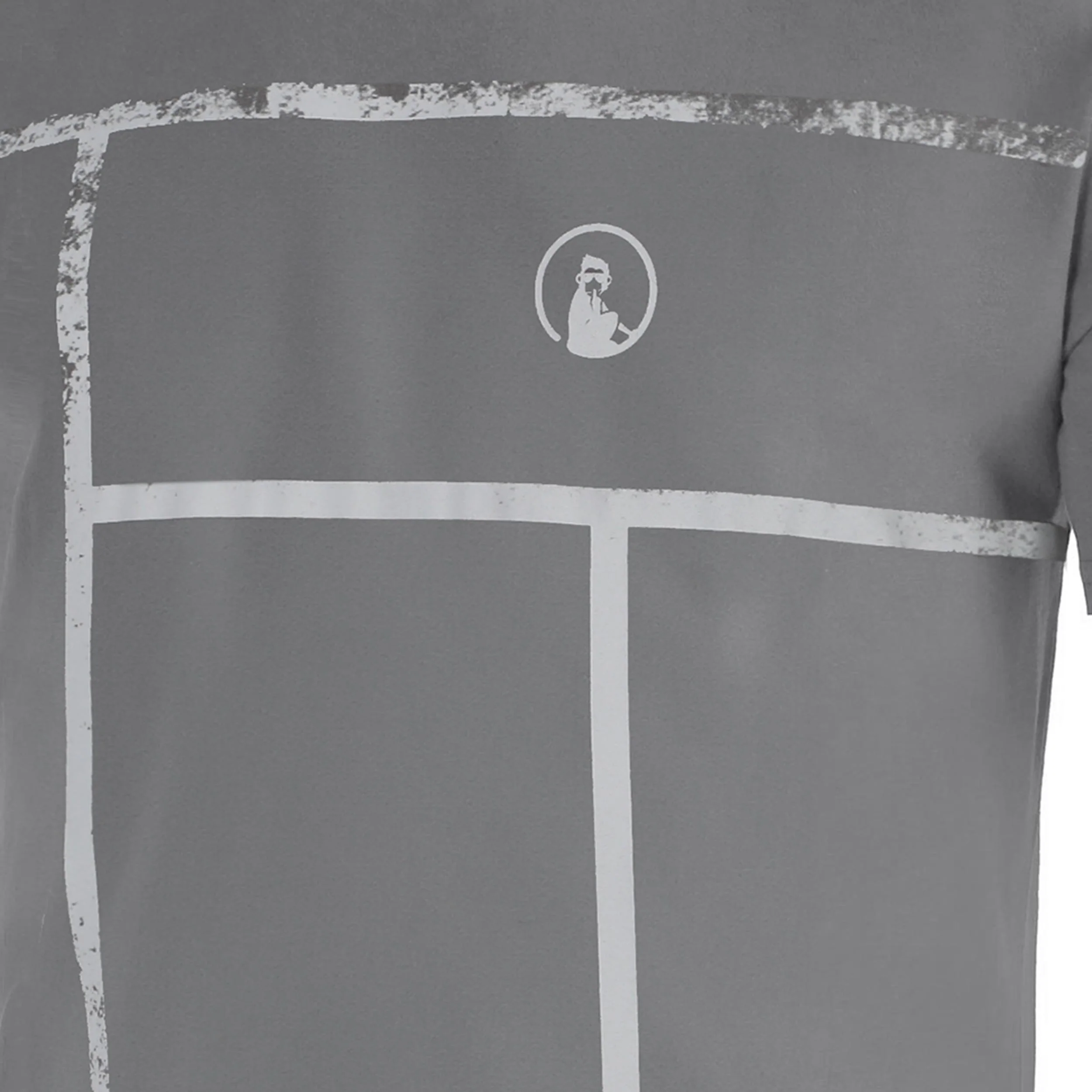 Crush Court T-Shirt Herren-dunkelgrau, hellgrau - Image 3