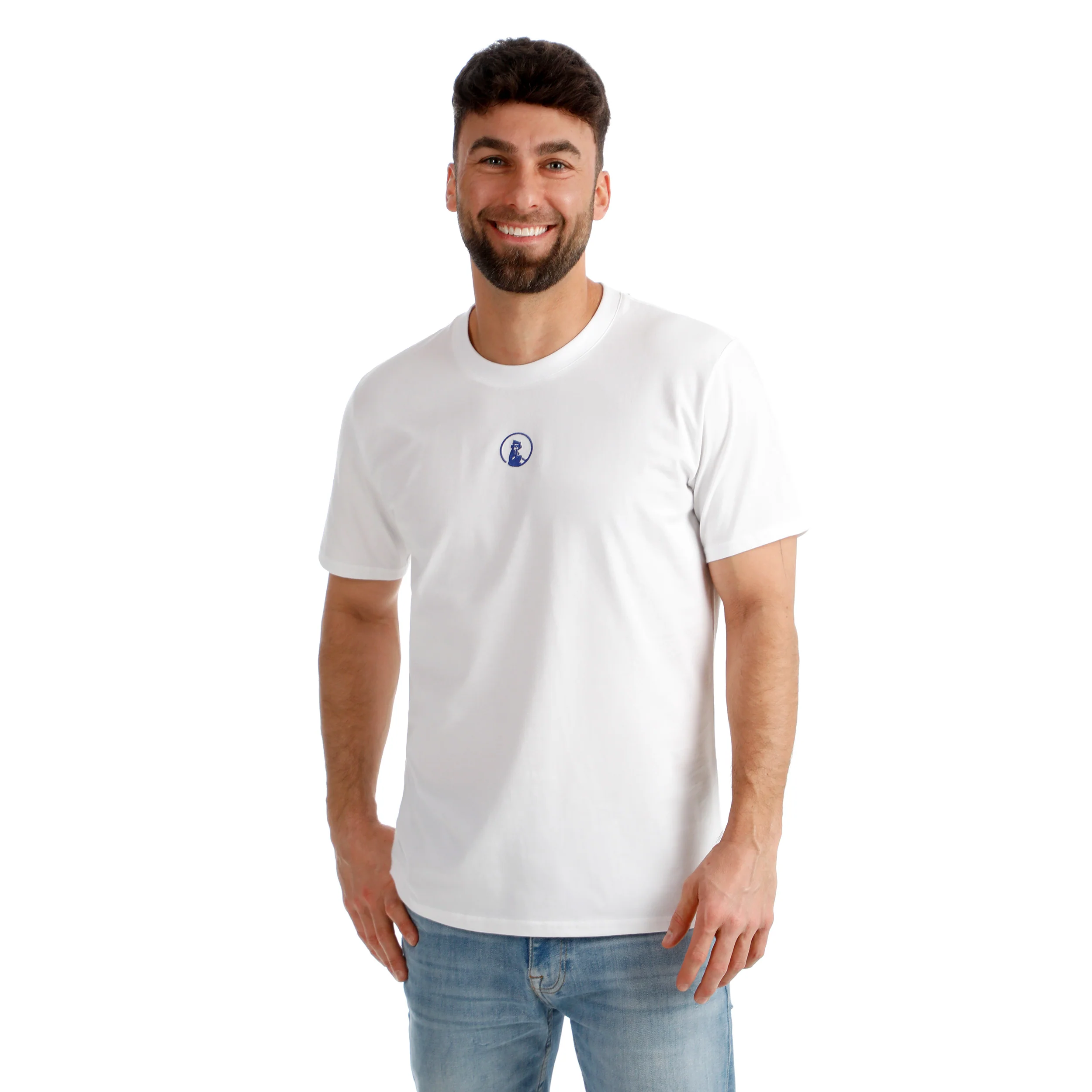 Crush T-Line T-Shirt Herren-weiß, blau - Image 6
