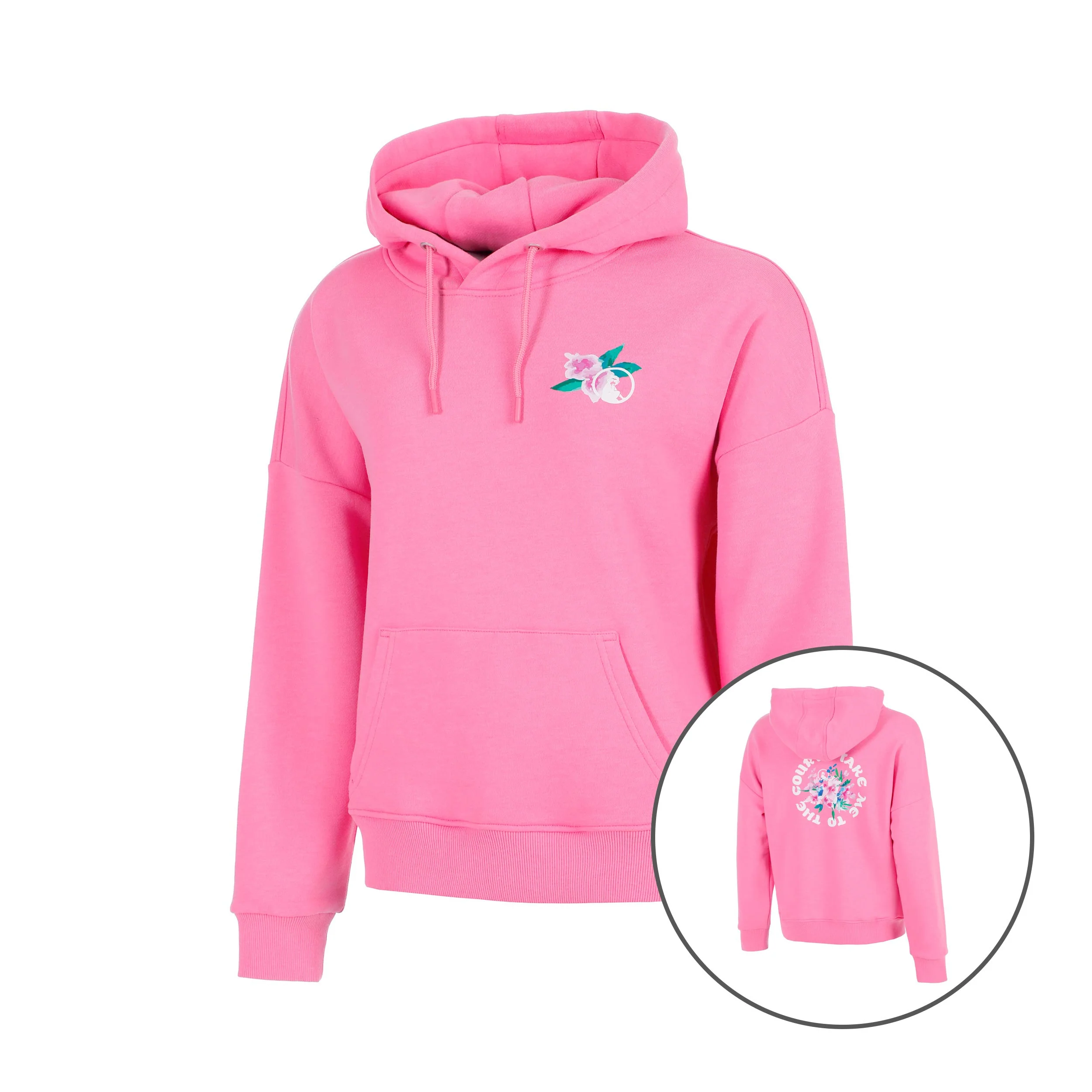 Crush TMTTC Hoody Mädchen-pink, weiß