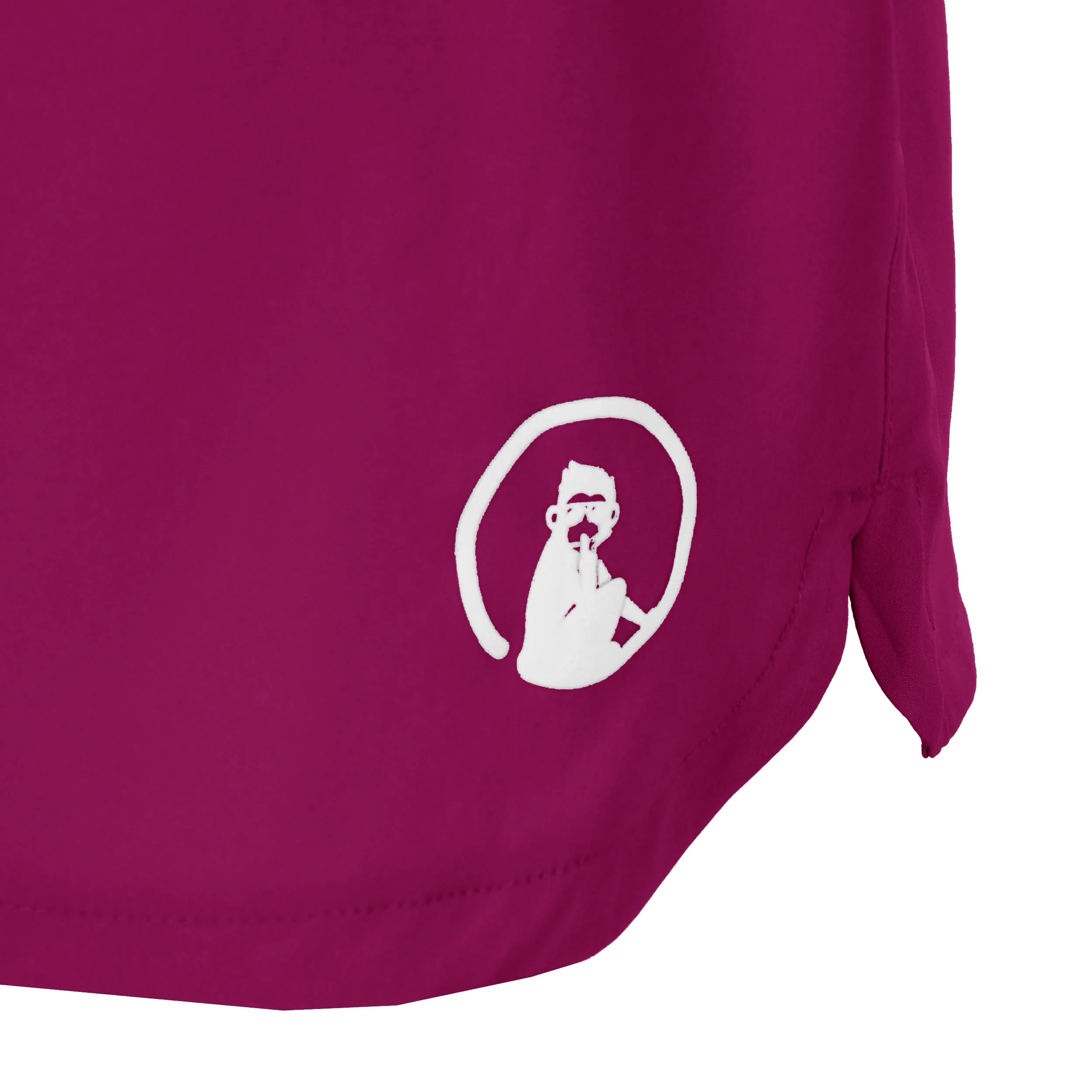 Drop 7in Shorts Herren-berry, weiß - Image 3