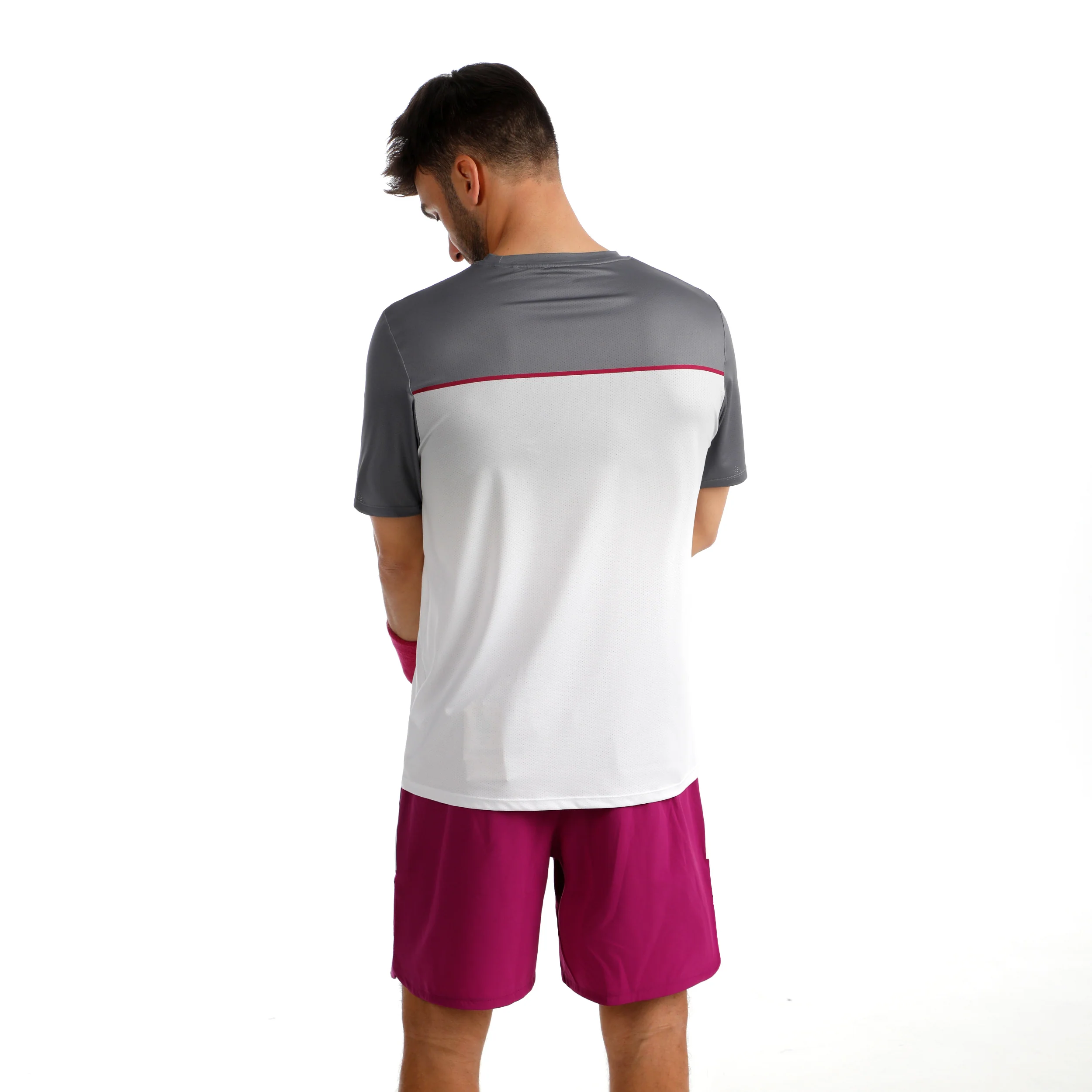 Drop 7in Shorts Herren-berry, weiß - Image 7