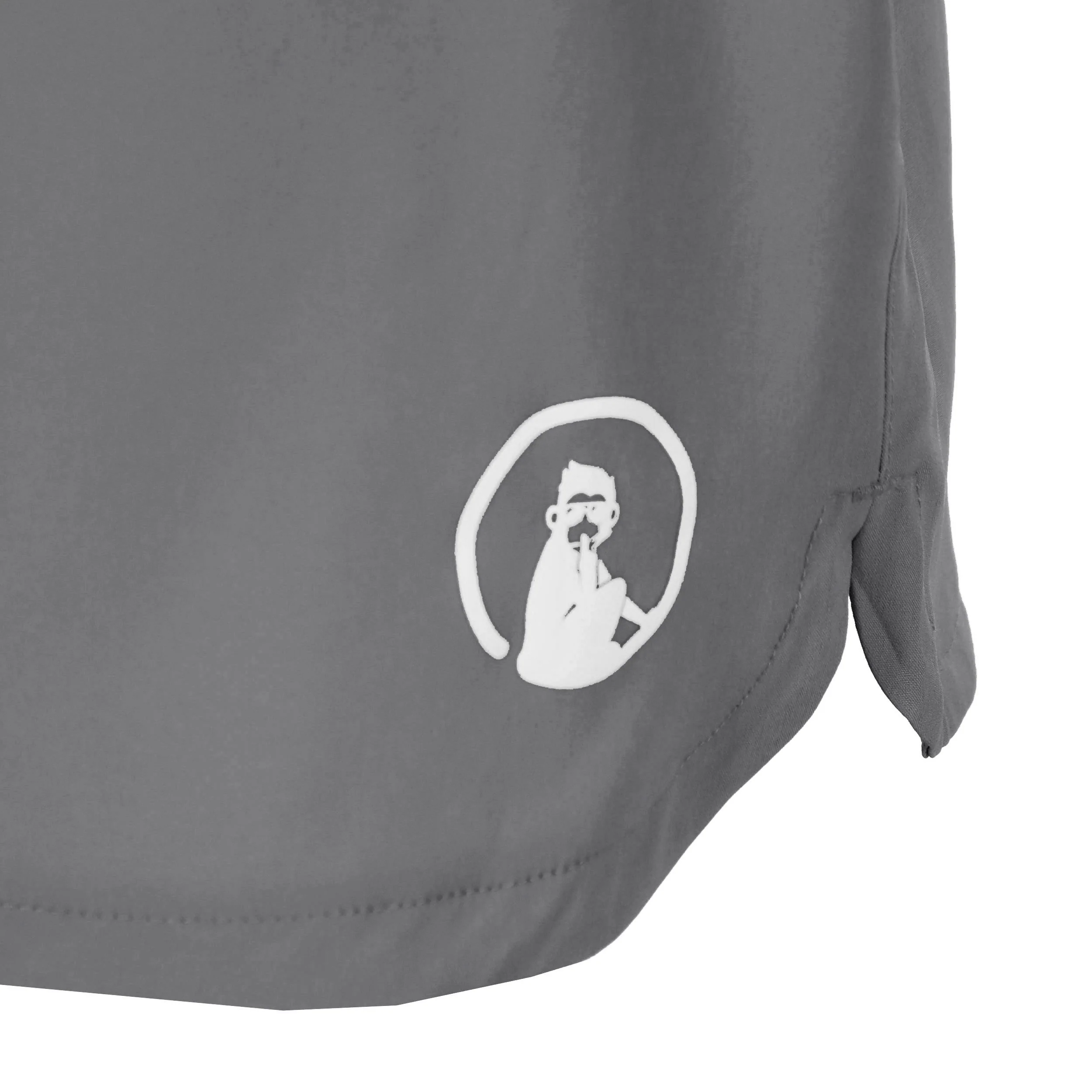 Drop 7in Shorts Herren - grau, weiß - Image 3