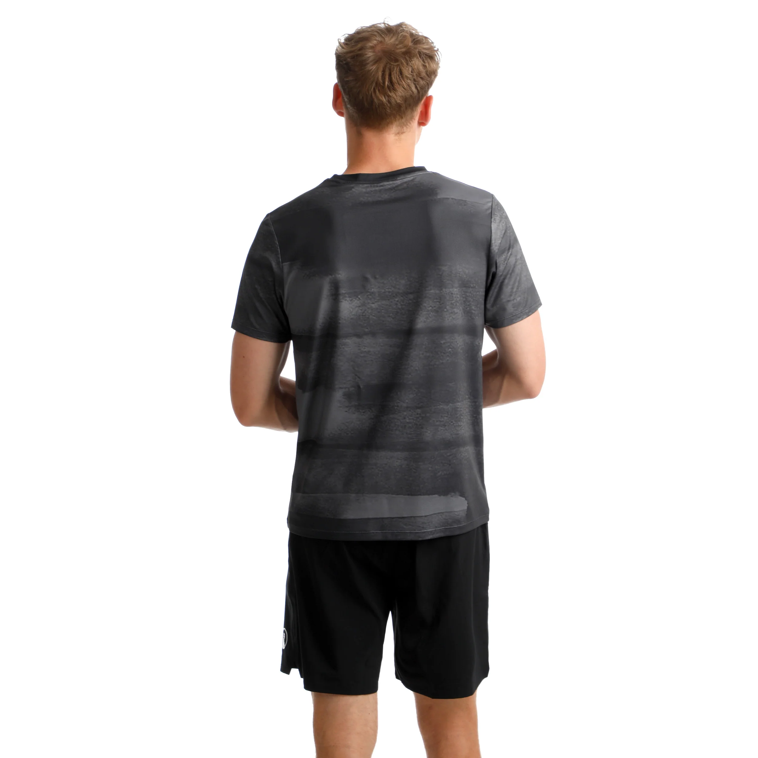Endlessly Receiver Wipe T-Shirt Herren-Anthrazit,Orange - Image 6