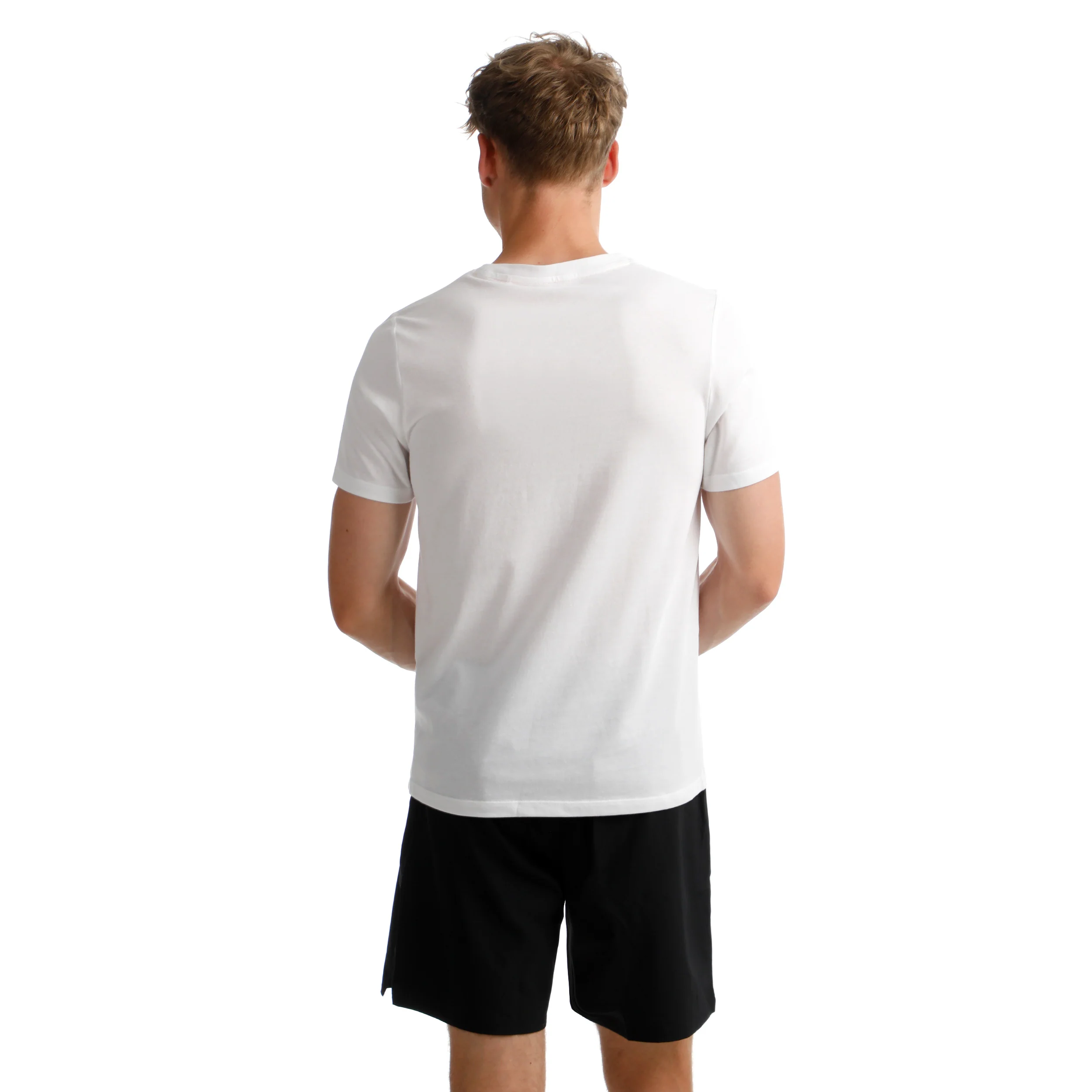 Endlessly Trainings Stripe T-Shirt Herren-Weiß,Mehrfarbig - Image 7