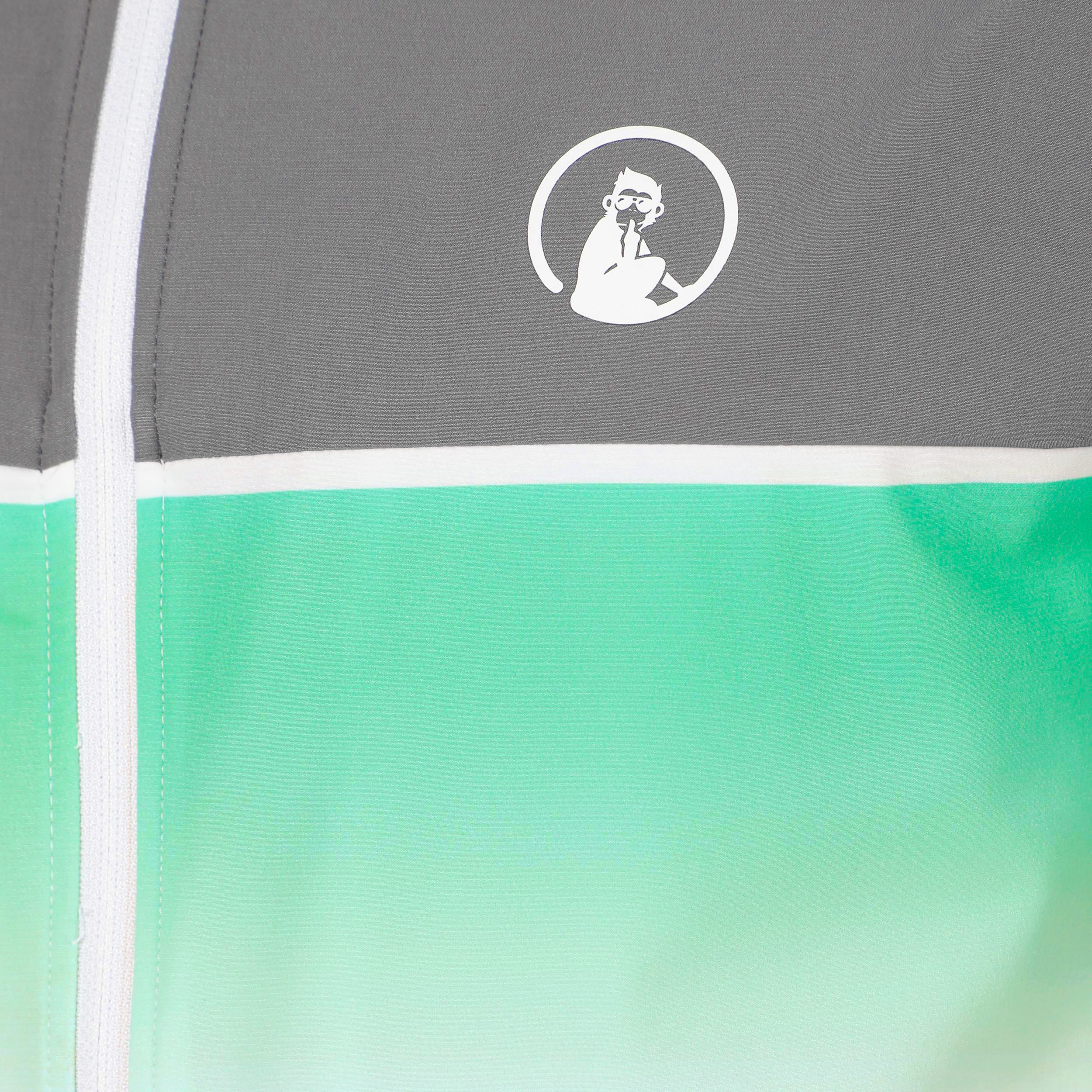 Faded Trainingsjacke Herren - grau, grün - Image 3