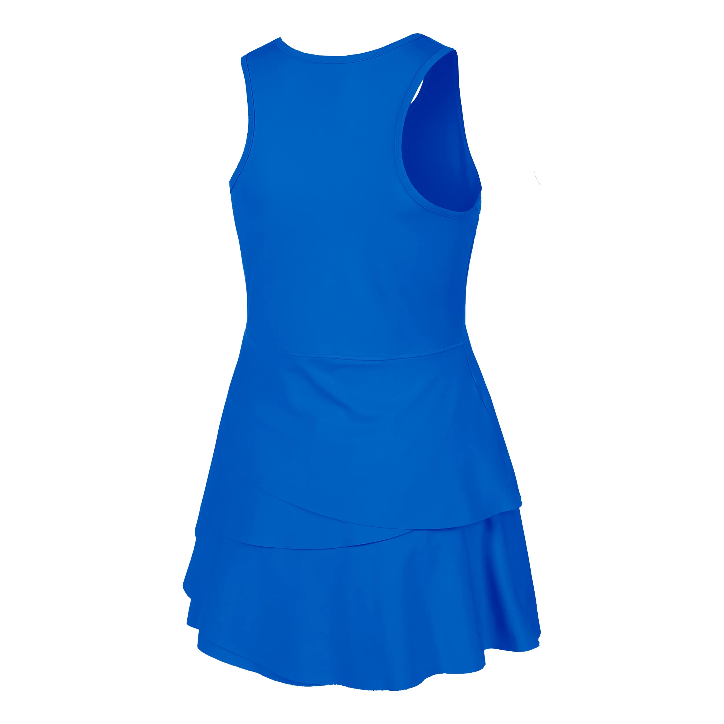 Flounce Kleid Damen - blau, weiß - Image 2