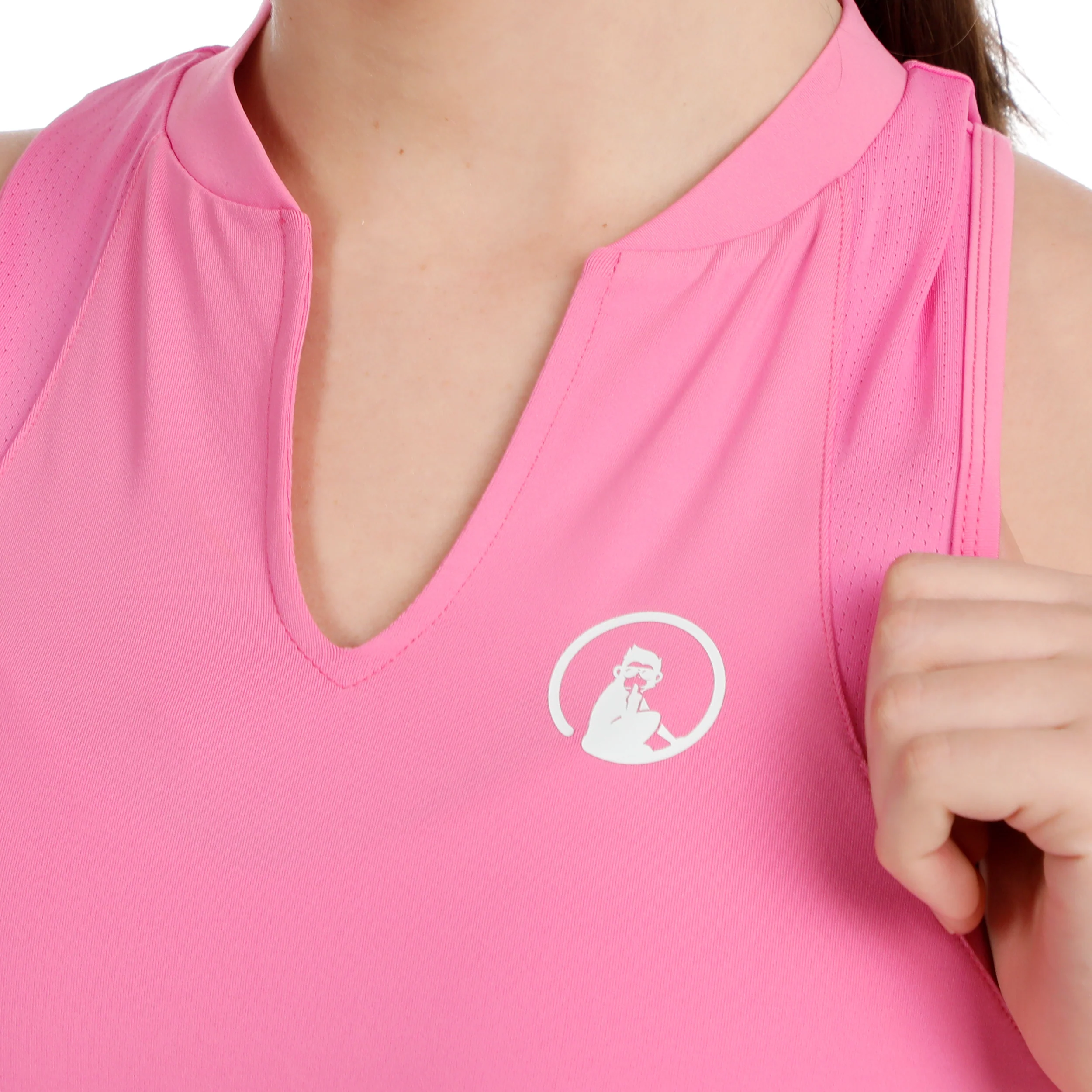 Joy Ace Kleid Damen - pink, weiß - Image 9