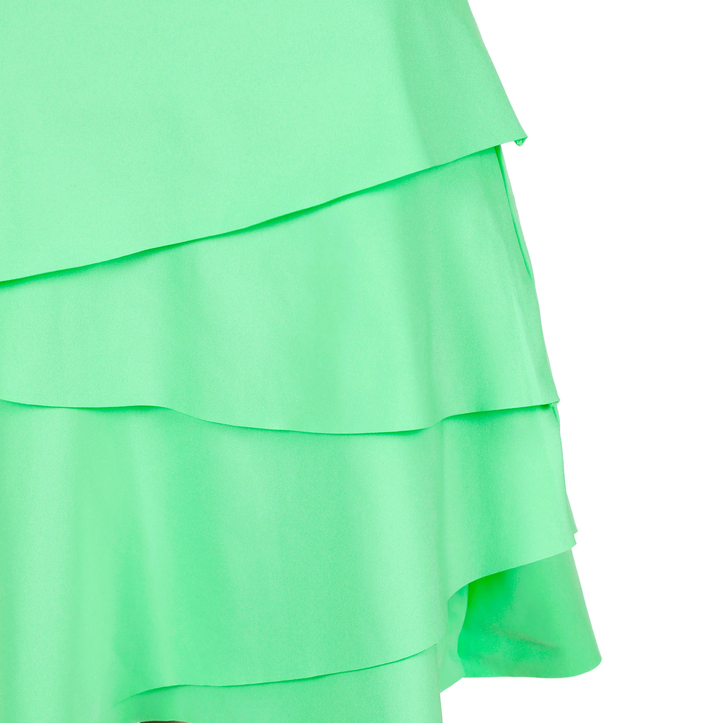 Joy Flounce Kleid Damen - grün, weiß - Image 6