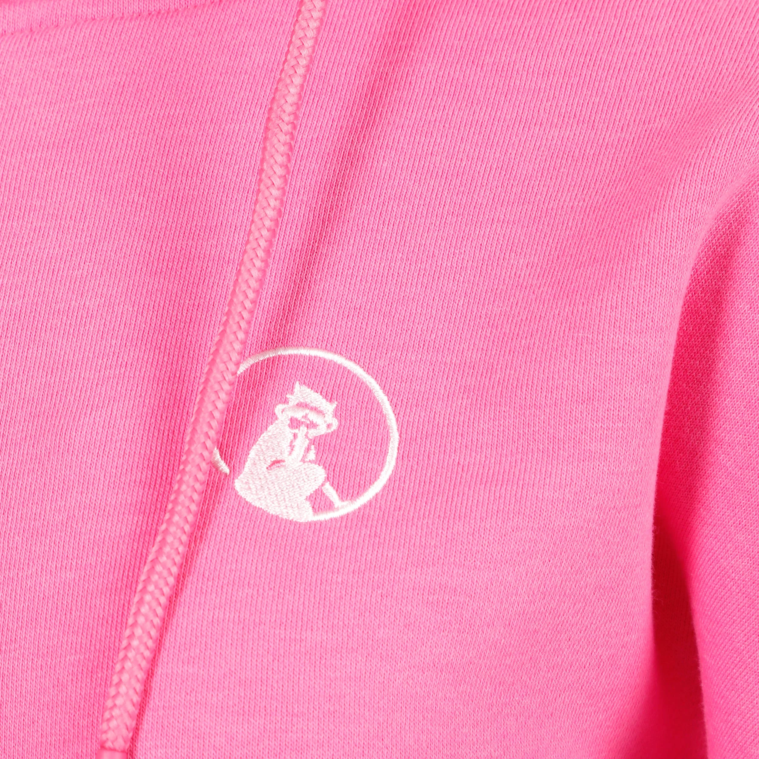 Joy Palm Court Sweatjacke Damen-pink, weiß - Image 4