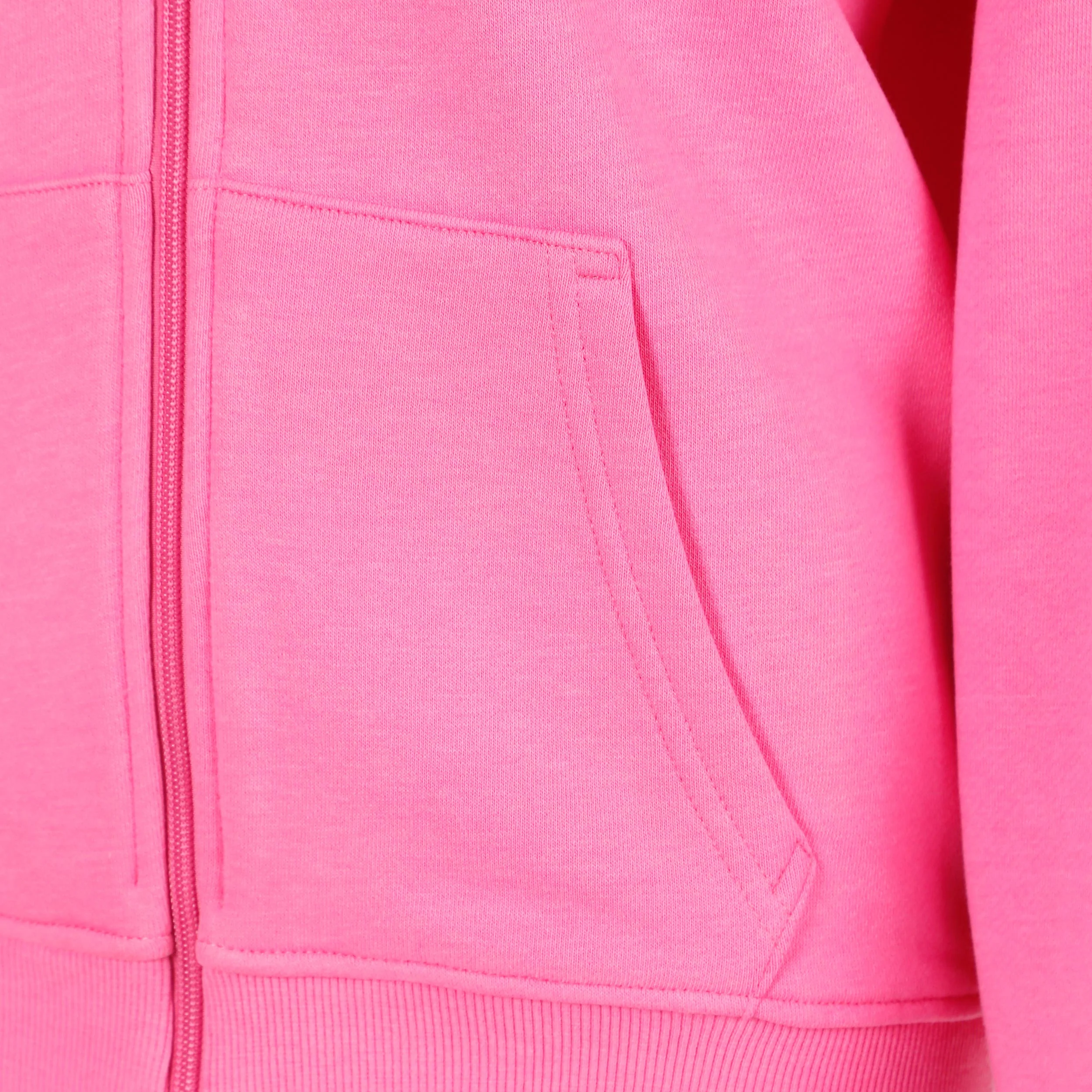 Joy Palm Court Sweatjacke Damen-pink, weiß - Image 5