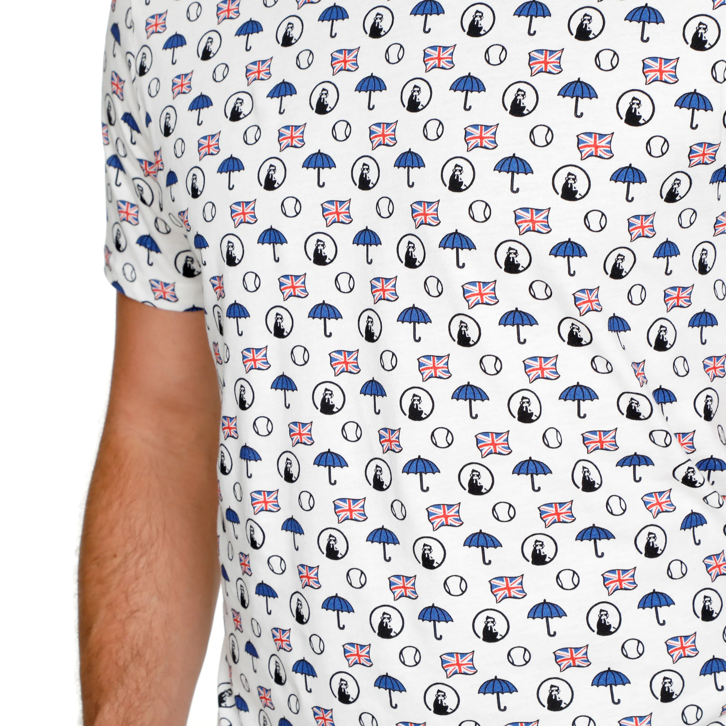 London Statement T-Shirt Herren-Weiß,Mehrfarbig - Image 5