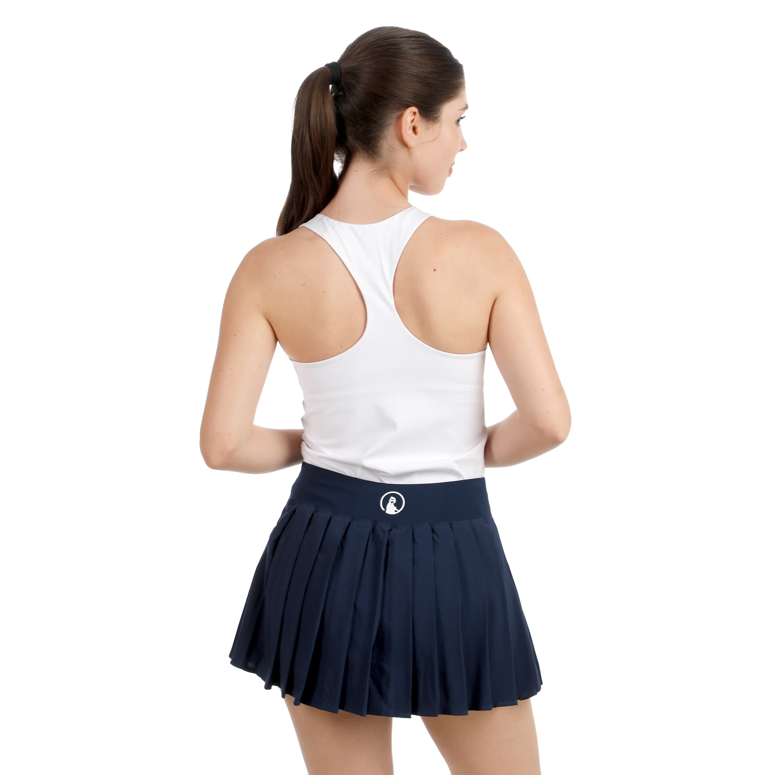 Love Pleated Rock Damen-dunkelblau - Image 7