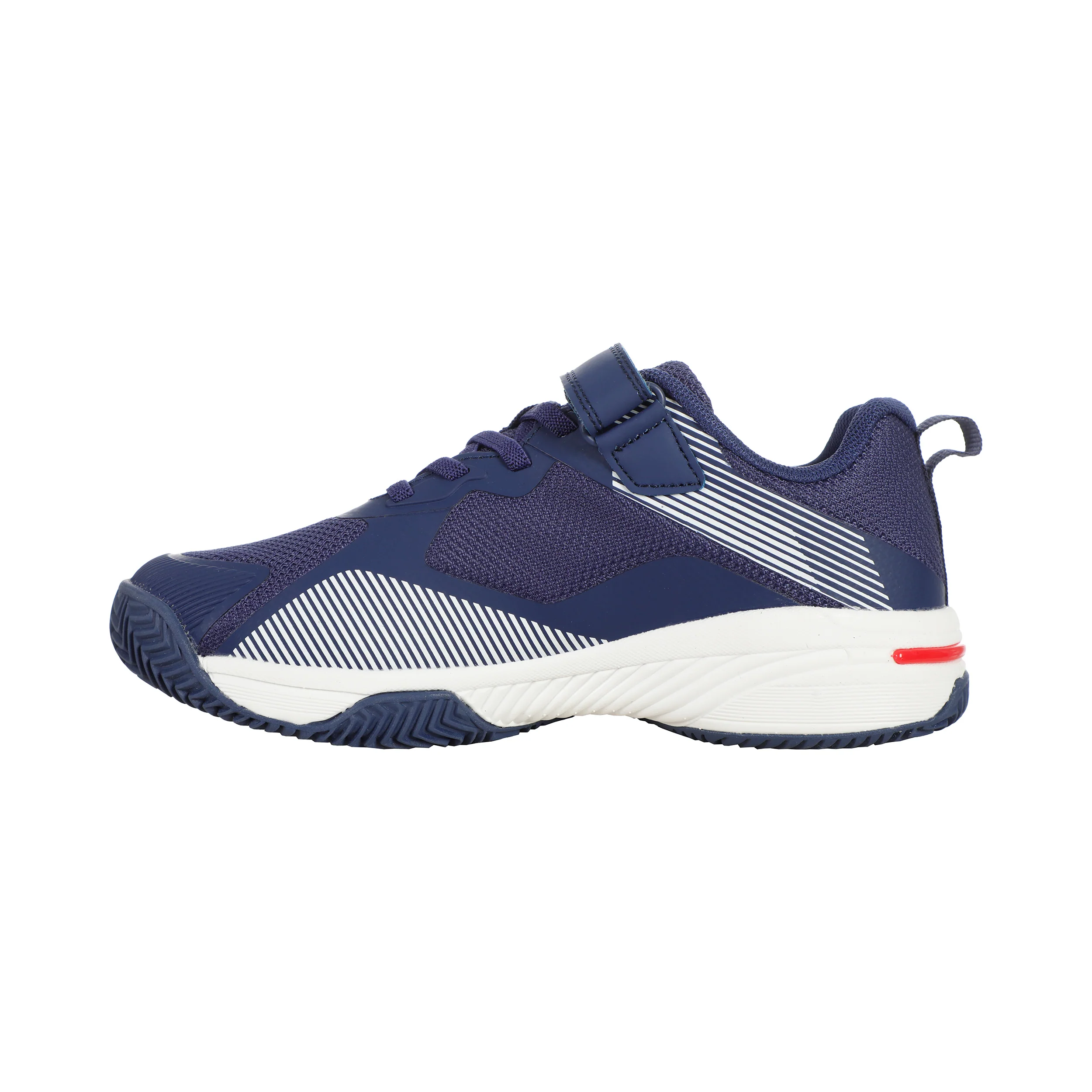 Match Velcro Clay Sandplatzschuh Kinder-Blau,Rot - Image 2