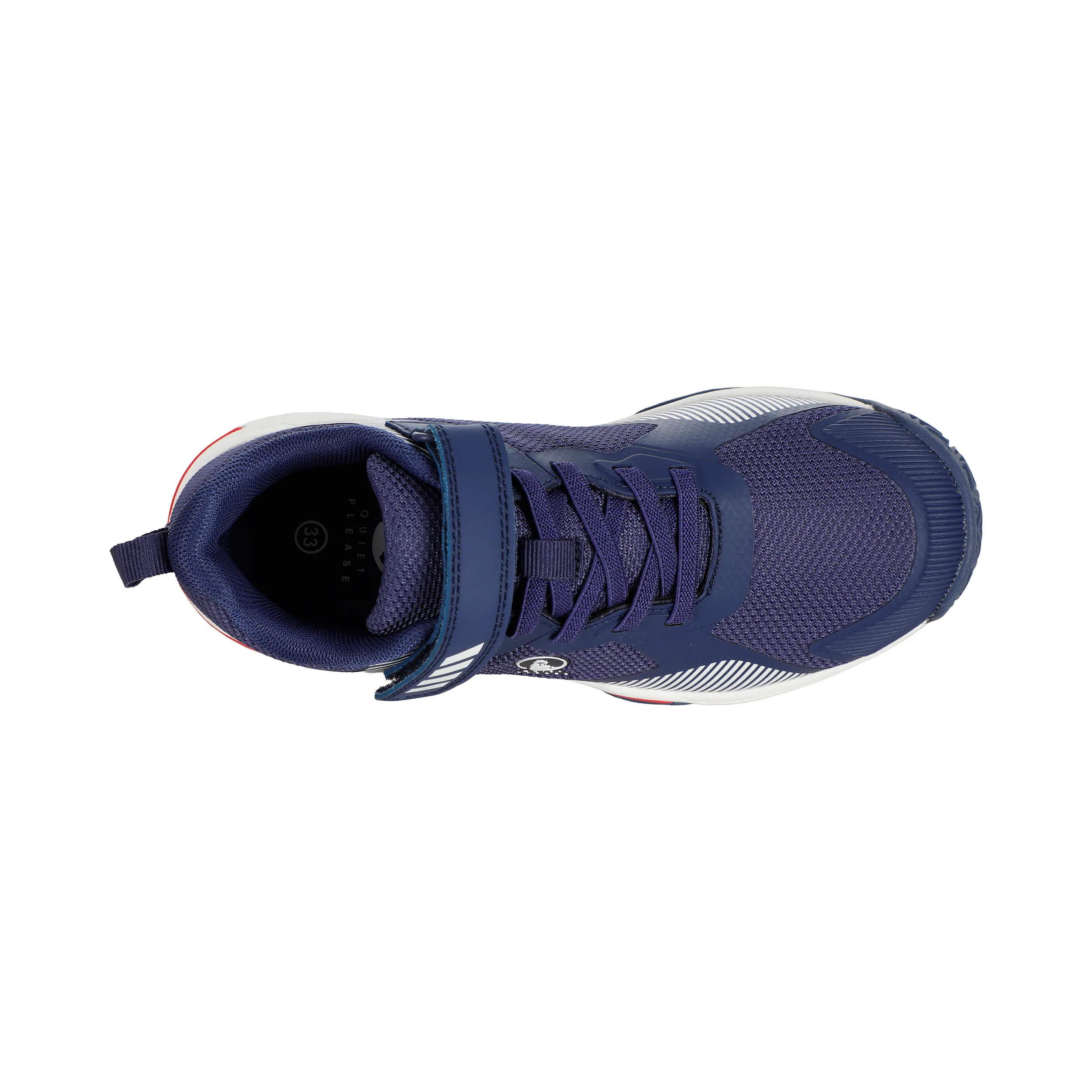 Match Velcro Clay Sandplatzschuh Kinder-Blau,Rot - Image 3