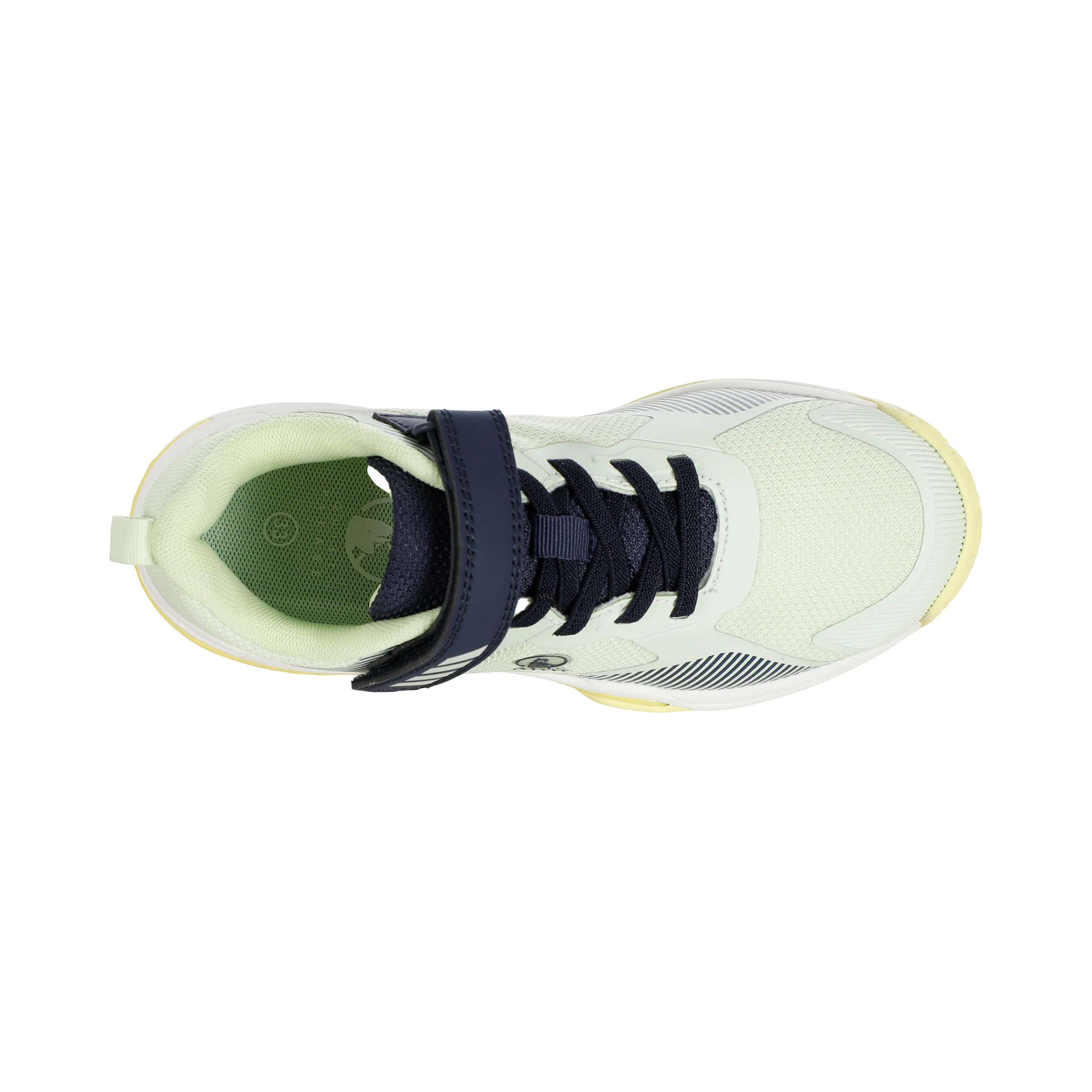Match Velcro Clay Sandplatzschuh Kinder-Limette,Gelb - Image 3