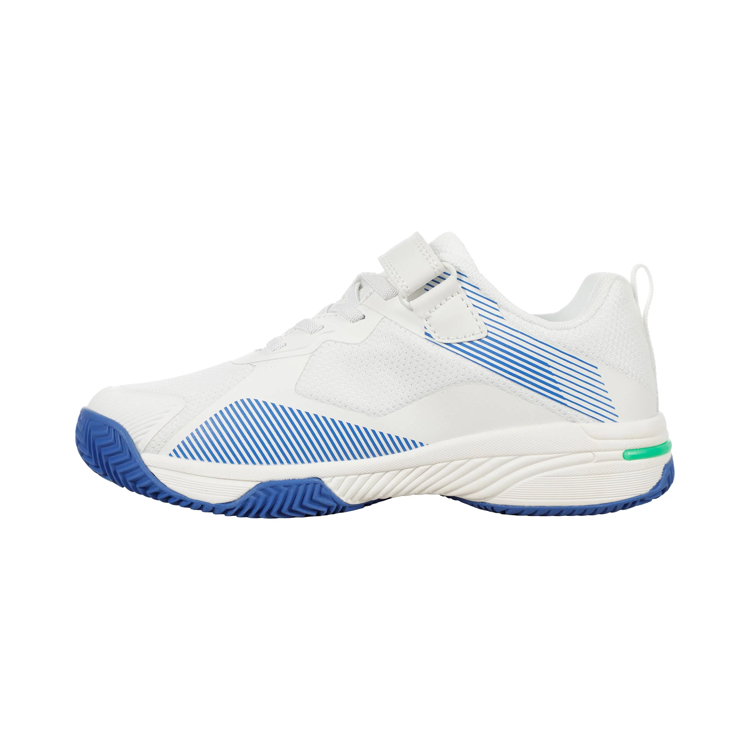 Match Velcro Clay Sandplatzschuh Kinder-weiß, blau - Image 2