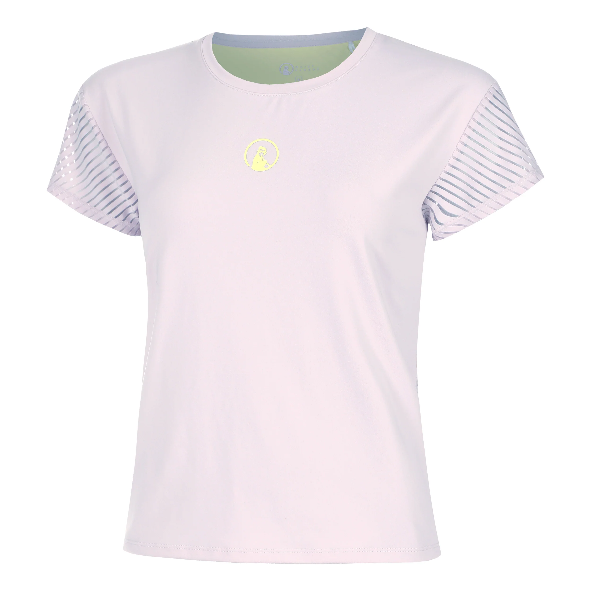 Mind Cross T-Shirt Damen-Flieder,Gelb - Image 2