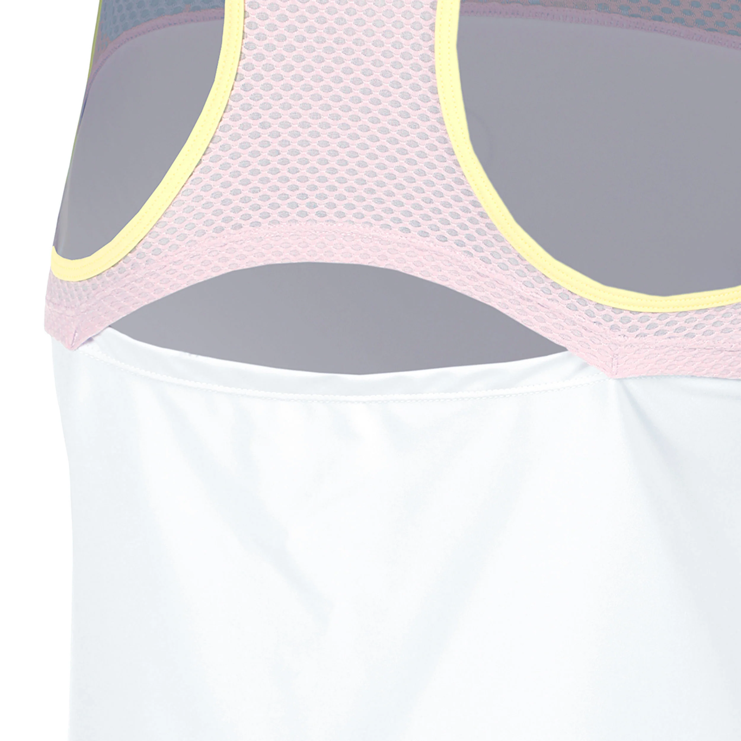 Mind Racerback Tank-Top Damen-Weiß,Flieder - Image 4