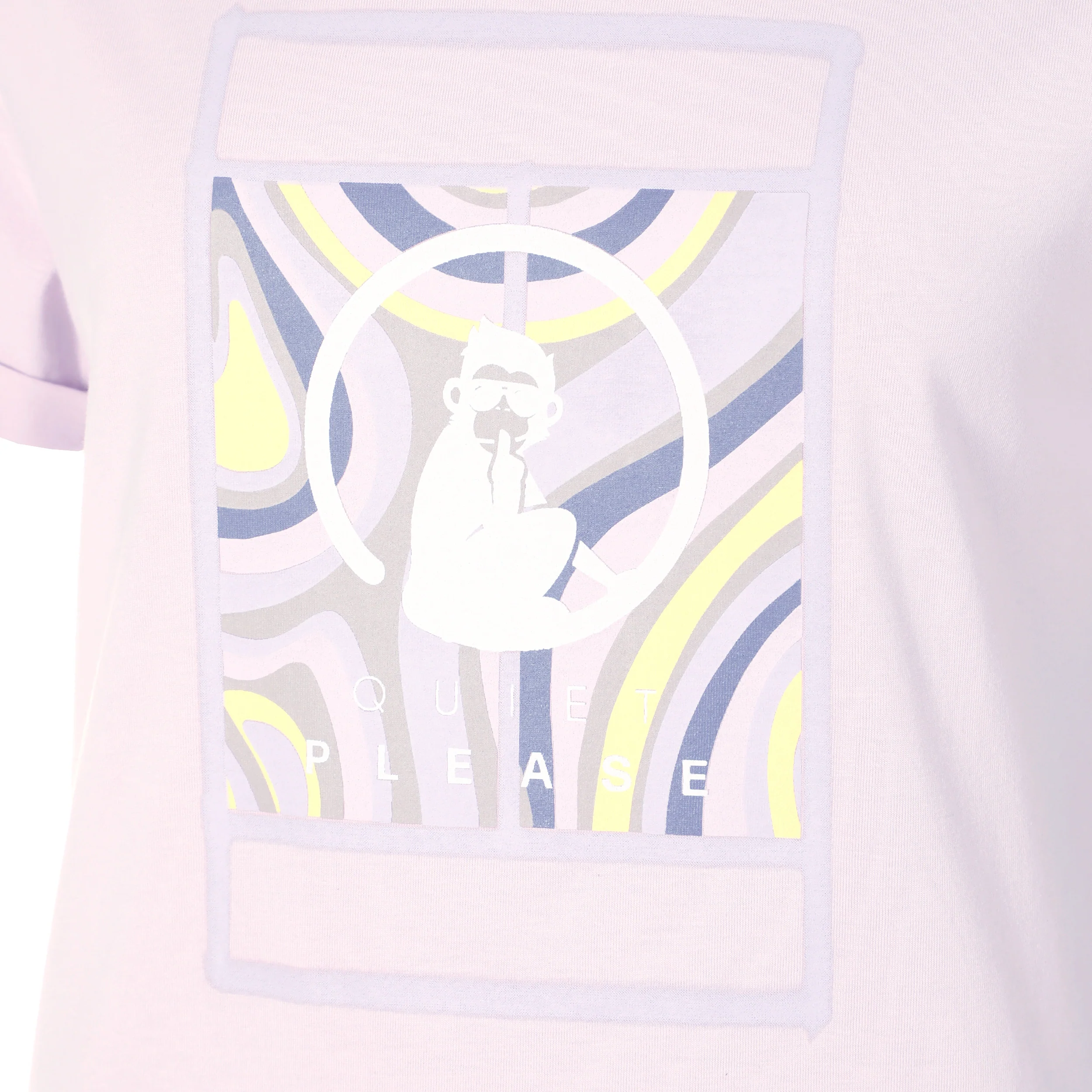 Mind Swirl Court T-Shirt Damen-Flieder,Mehrfarbig - Image 3