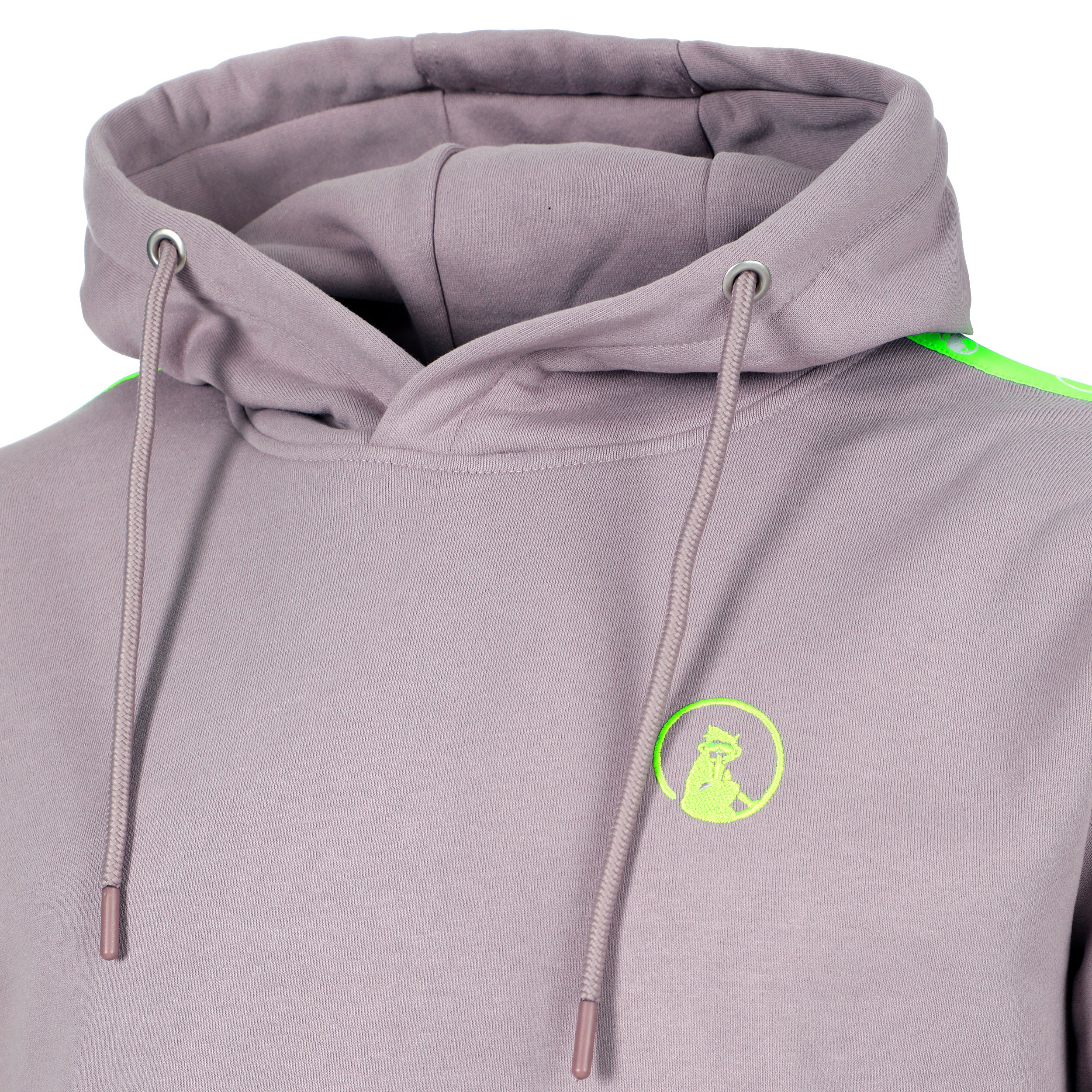 Mind Taped Hoody Herren-Lila,Neongrün - Image 3