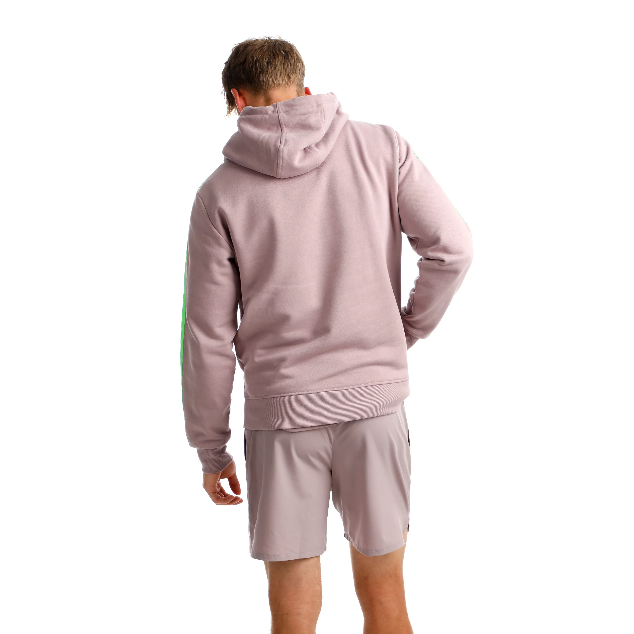 Mind Taped Hoody Herren-Lila,Neongrün - Image 7