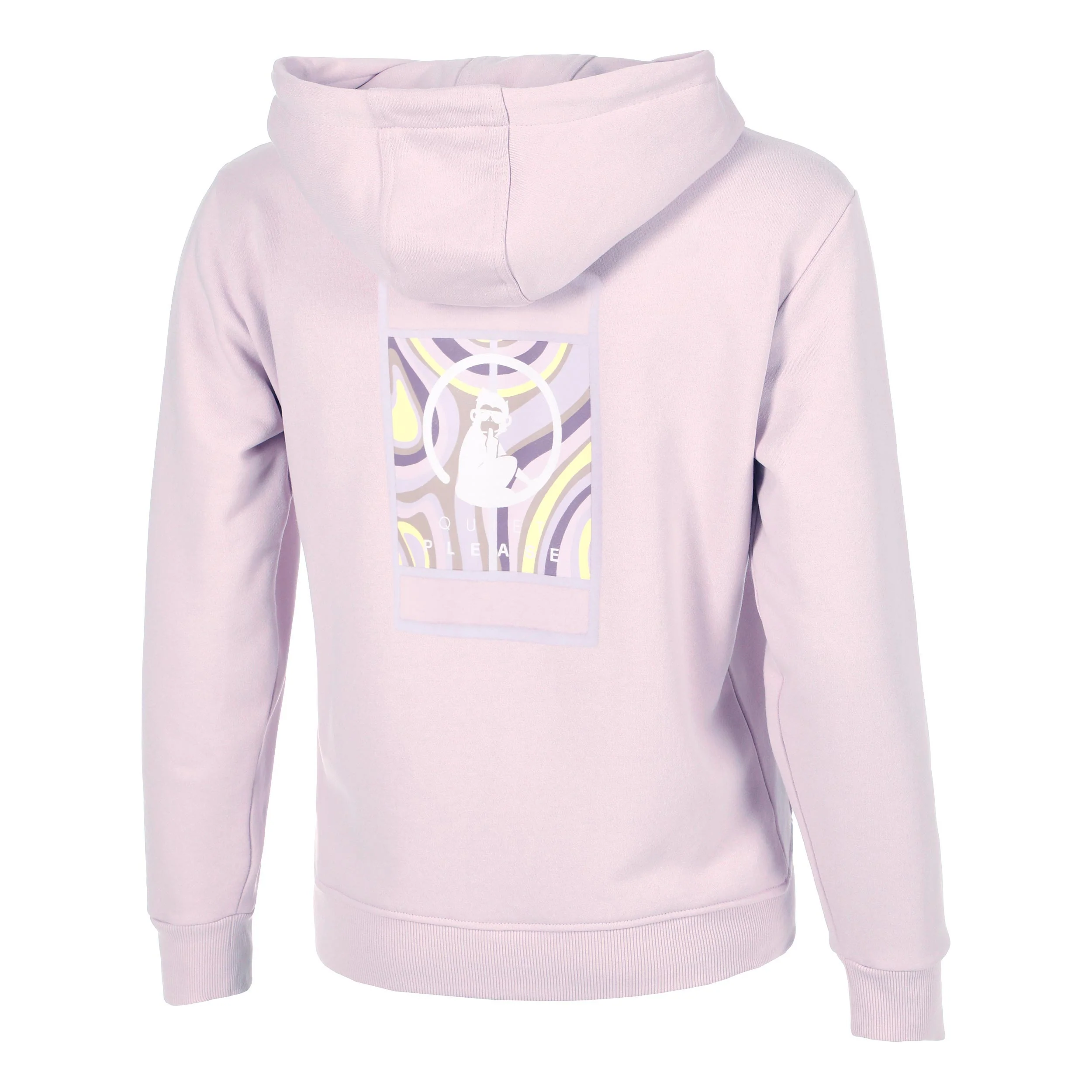 Mind Taped Zip Sweatjacke Damen-Flieder,Neongrün - Image 3