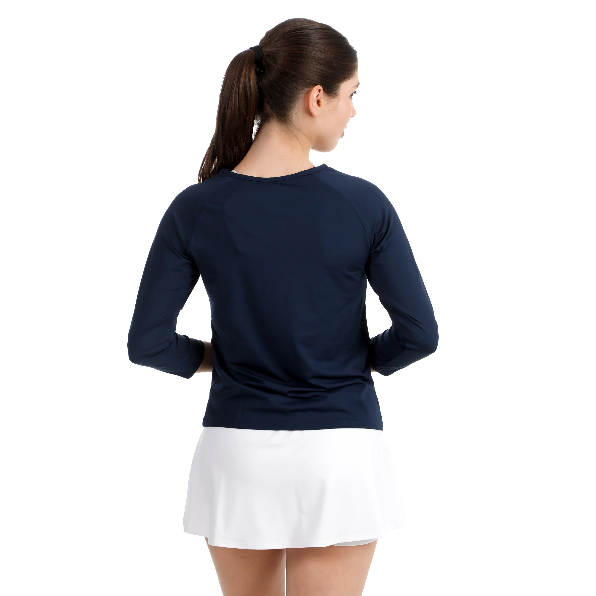 Mixed Longsleeve Damen-Dunkelblau - Image 5