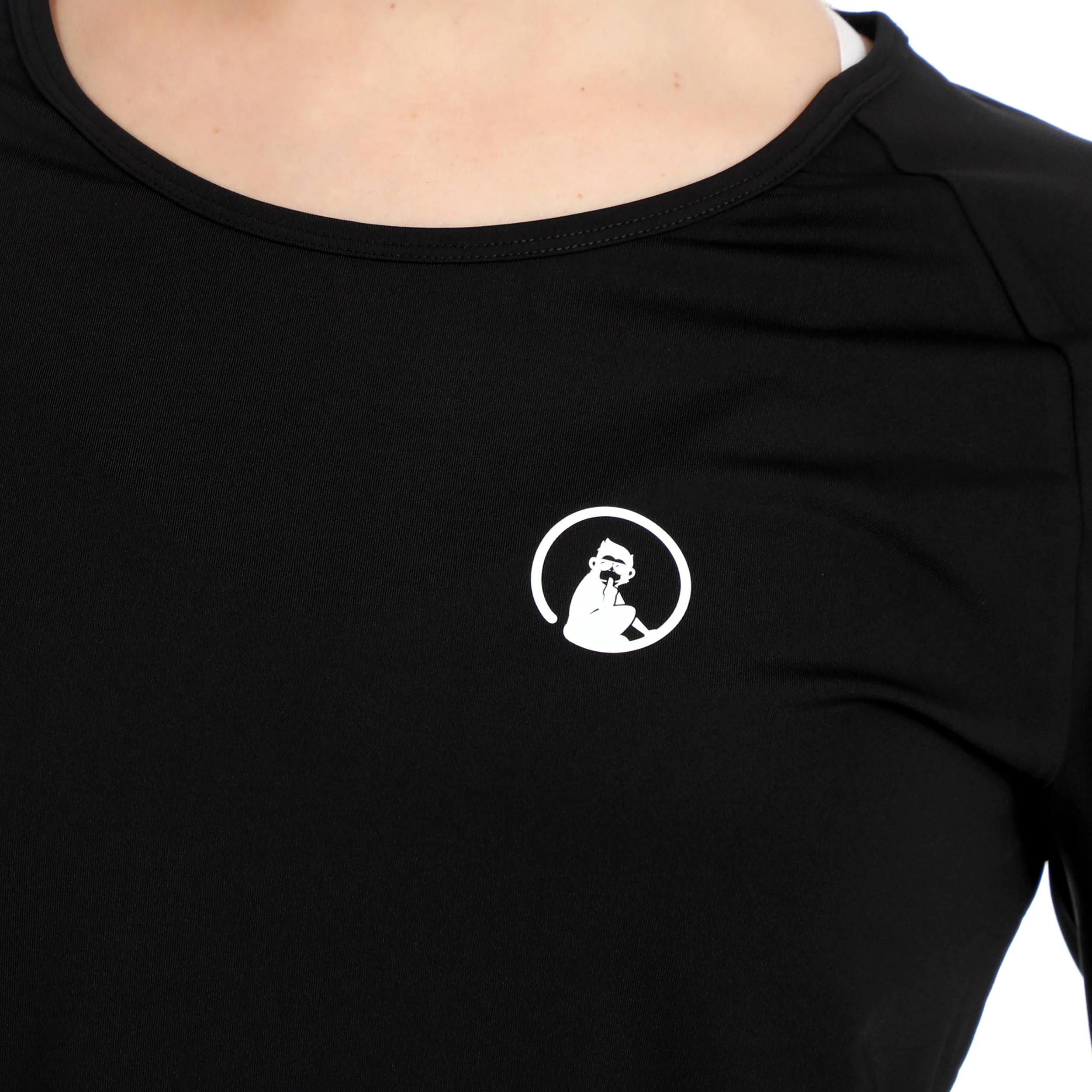 Mixed Longsleeve Damen-Schwarz - Image 6