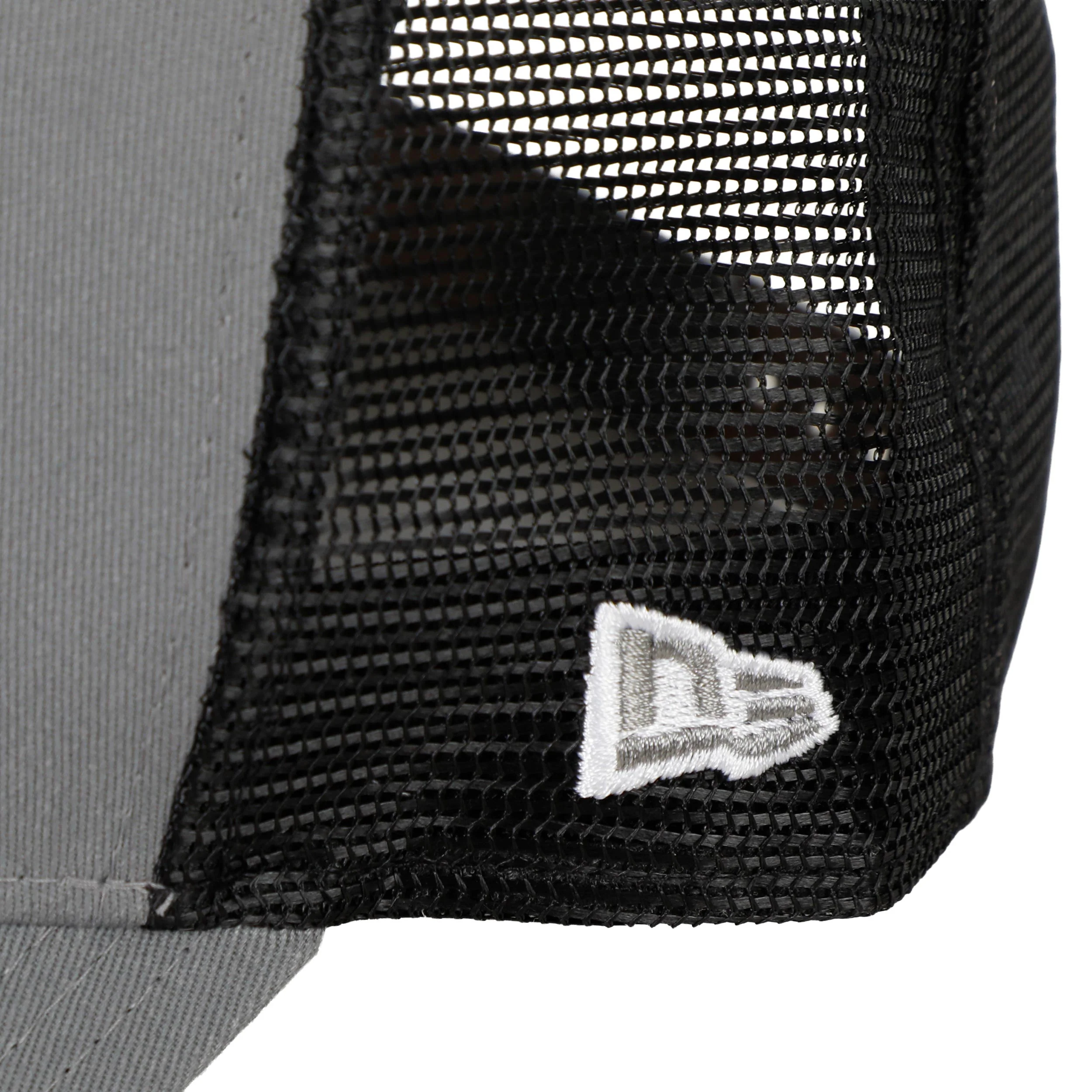 New Era Trucker Cap Unisex-dunkelgrau, weiß - Image 4
