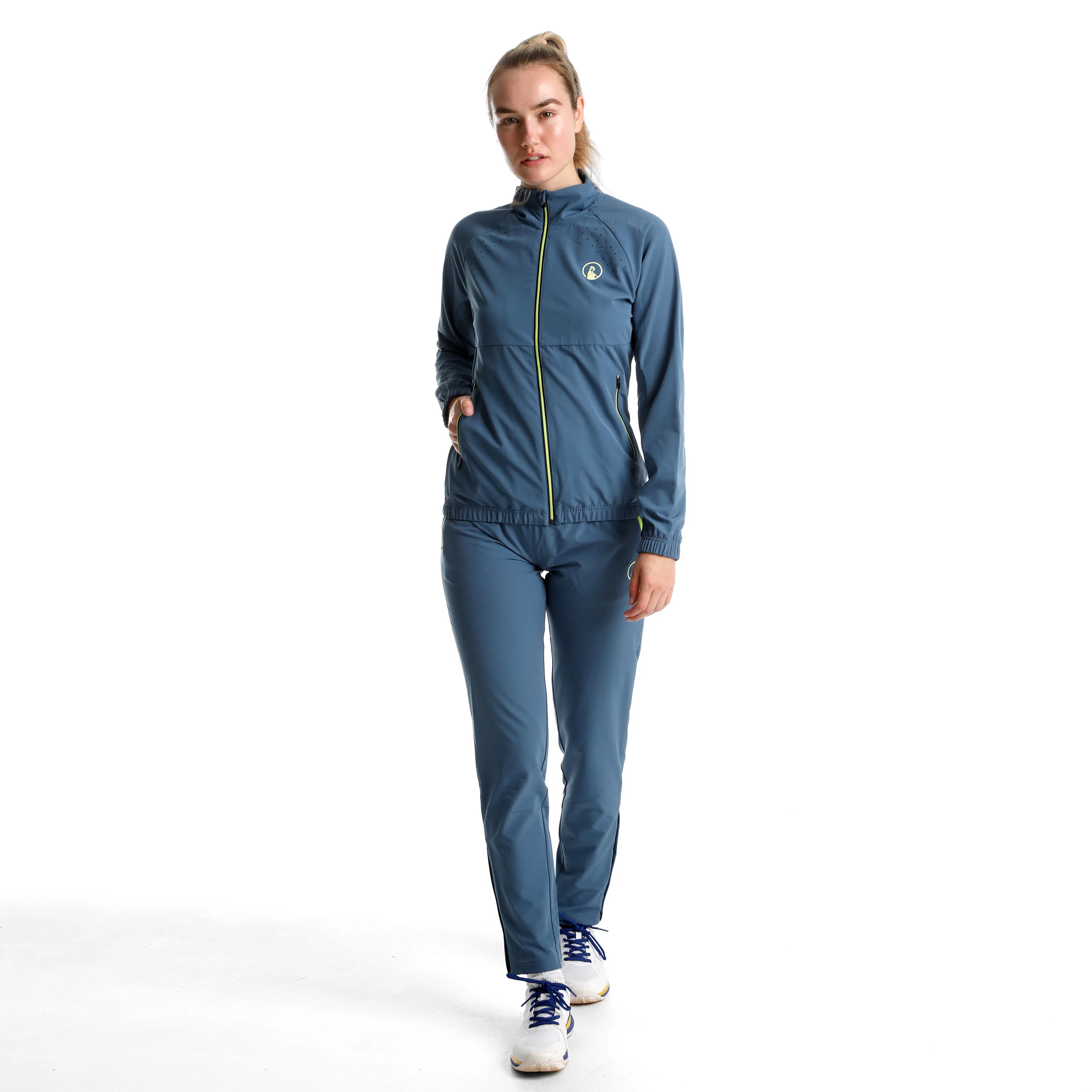 Perspective Return Trainingsjacke Damen-Blau - Image 5