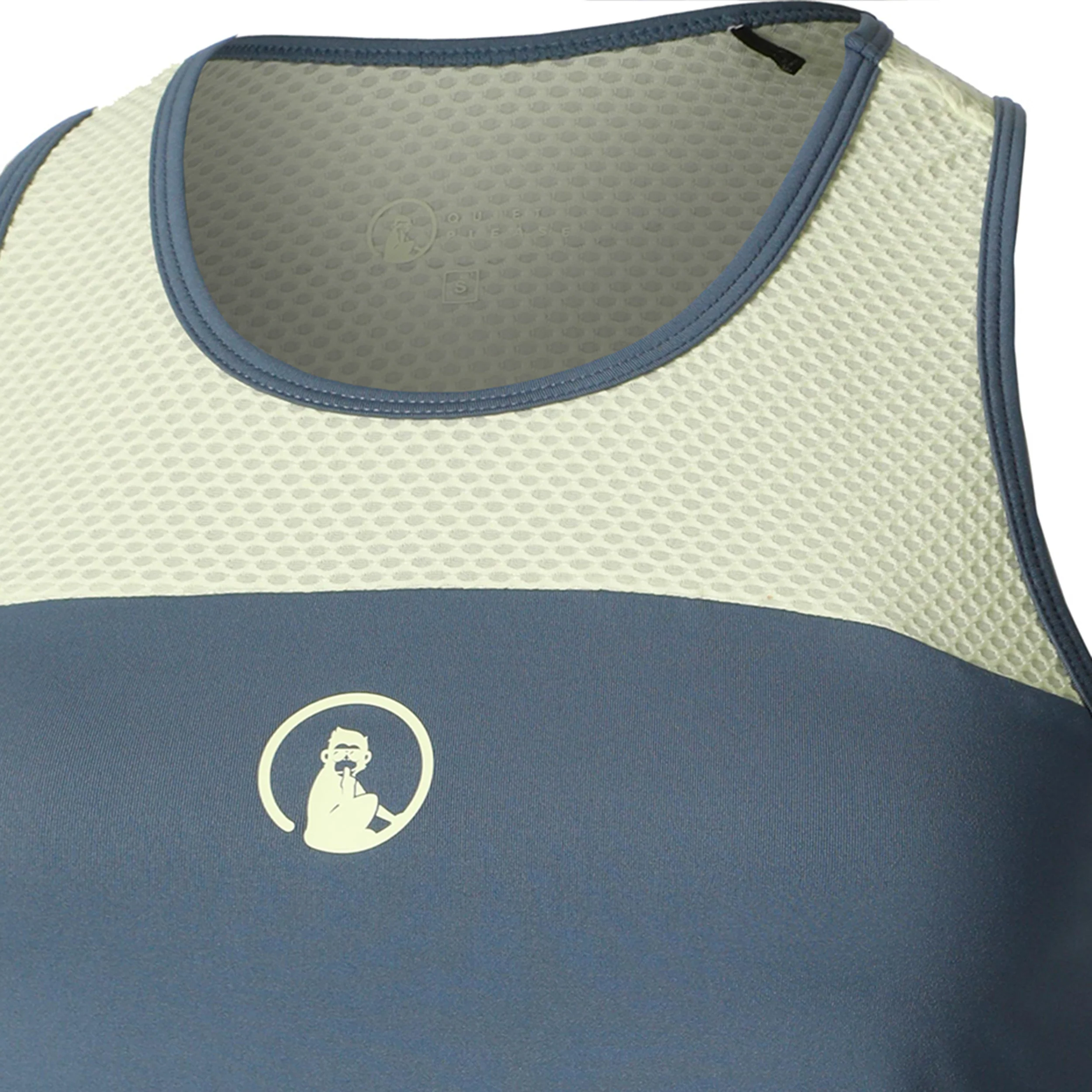 Perspectives Racerback Tank-Top Damen-Blau - Image 3