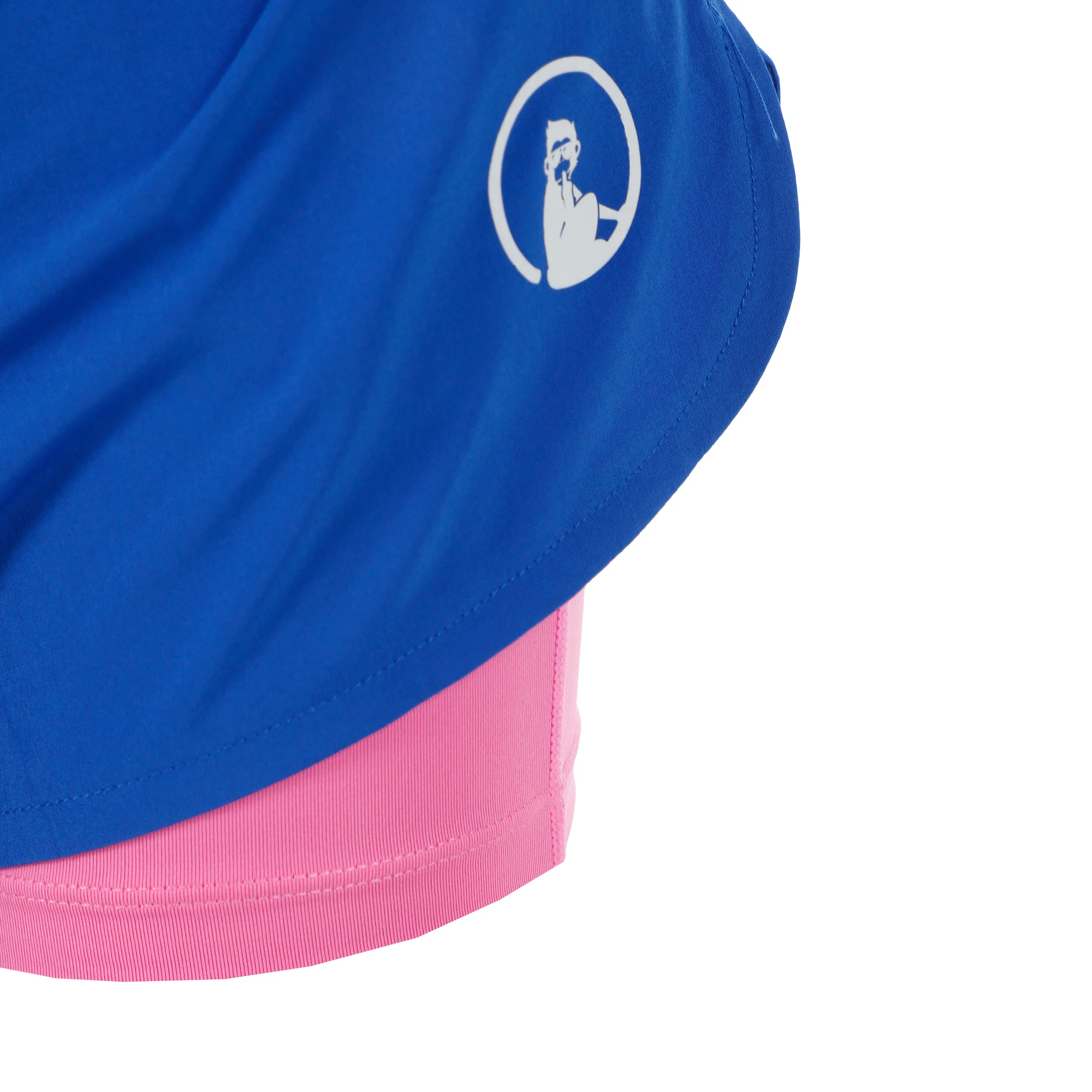 Point 2in1 Shorts Mädchen - blau, weiß - Image 4