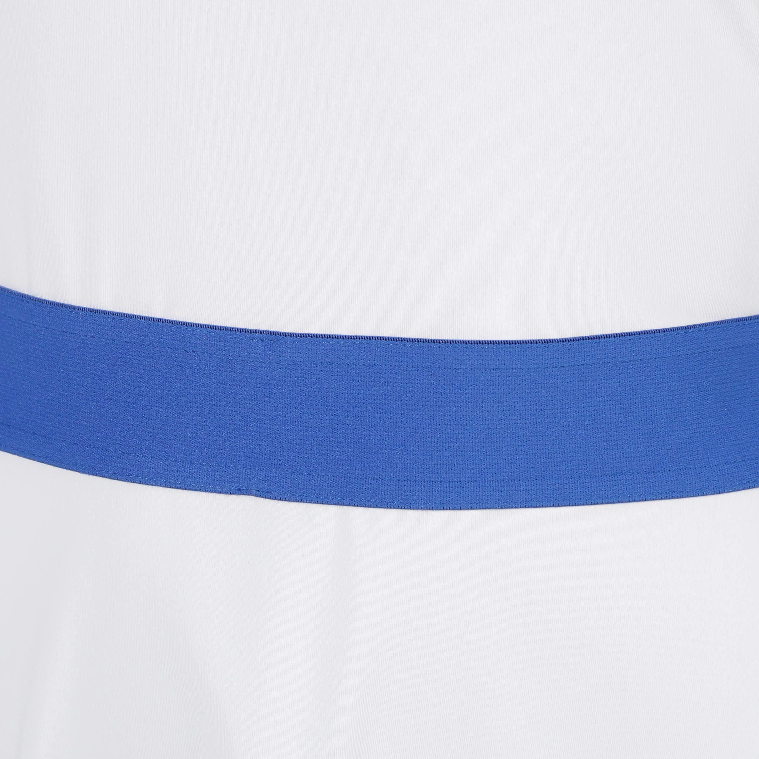 Racerback Kleid Damen - weiß, blau - Image 5