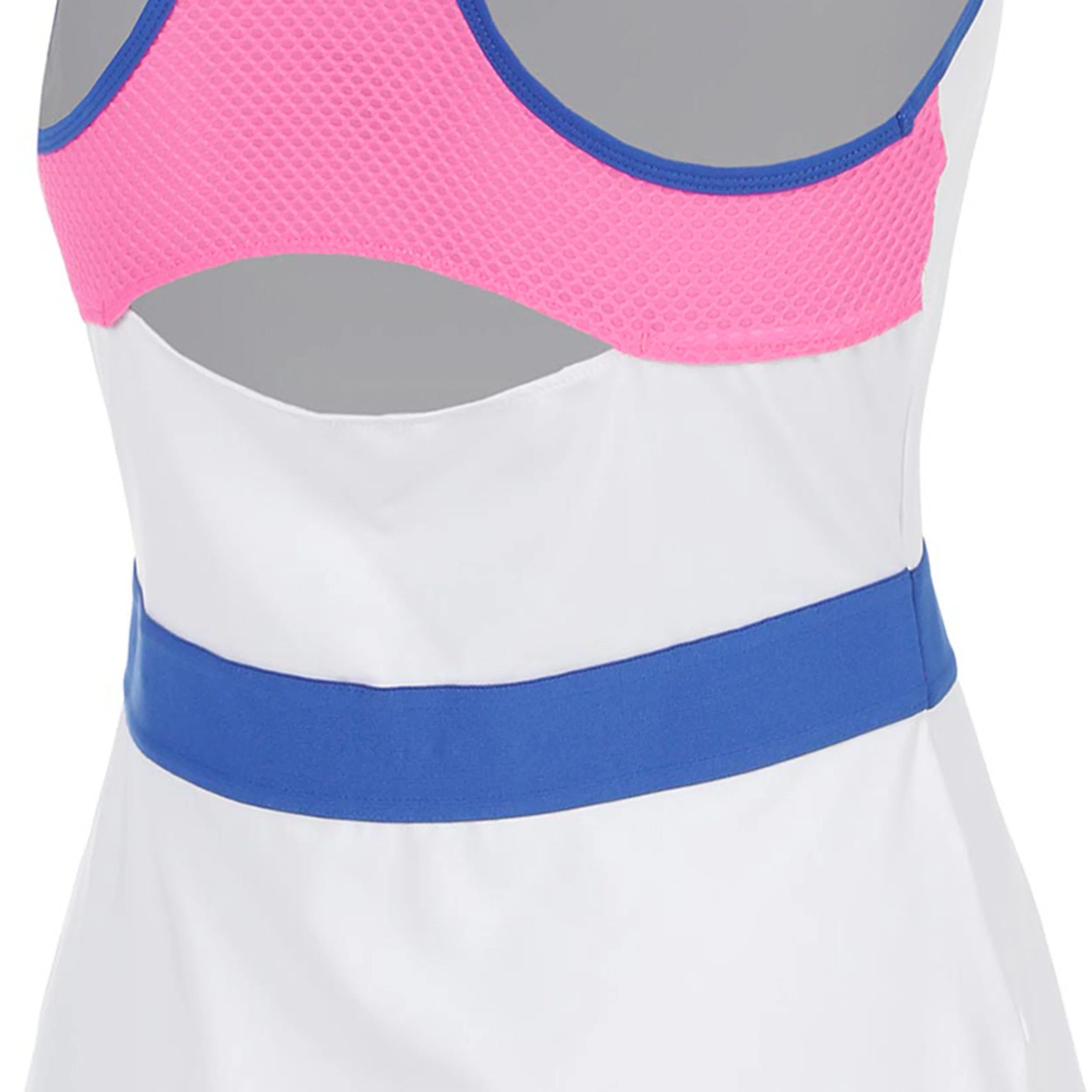 Racerback Kleid Mädchen - weiß, blau - Image 6